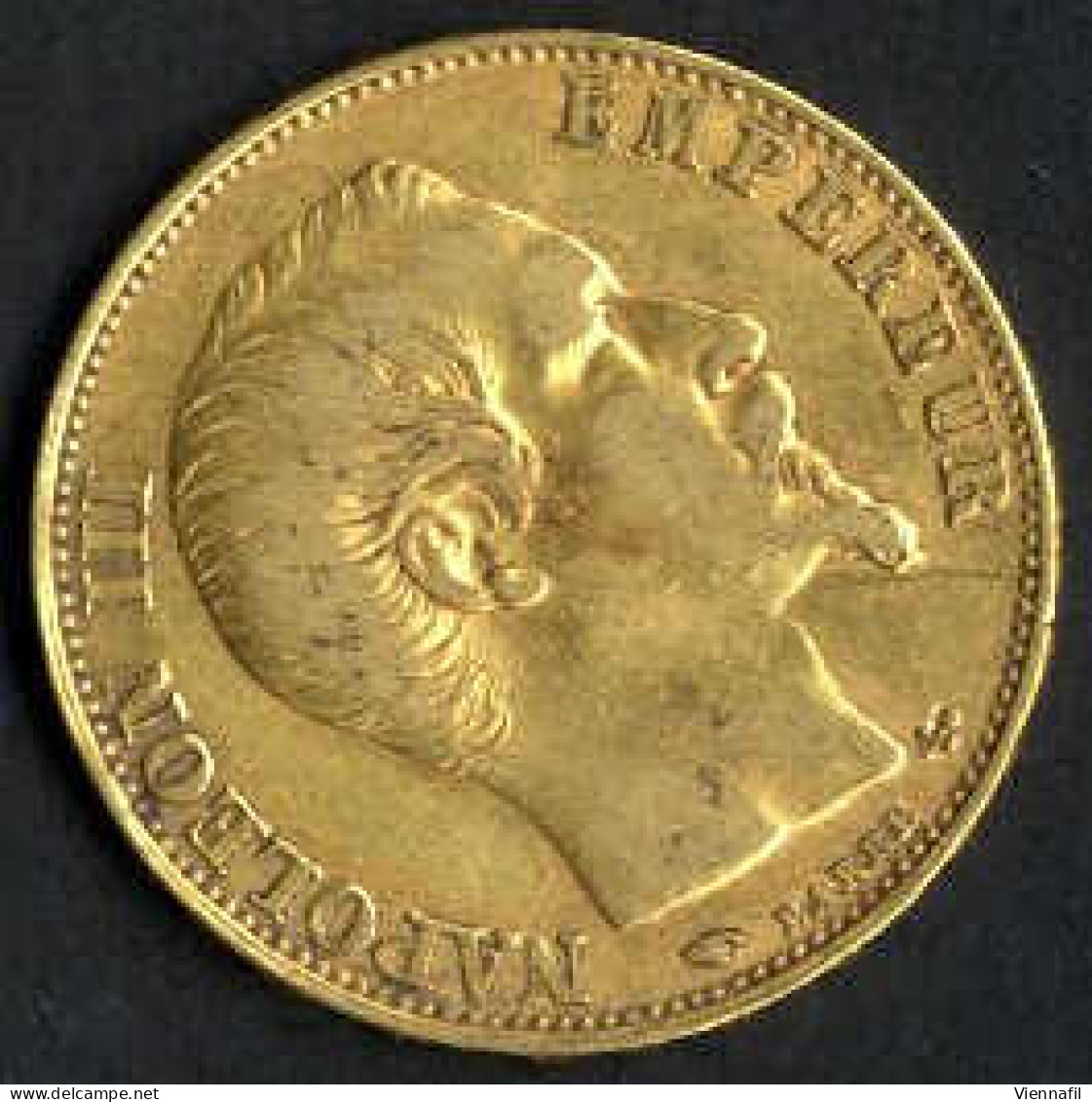 20 Franc, Napoleon III., 1857, Goldmünze, Fein 5,8 Gr - 20 Francs (gold)