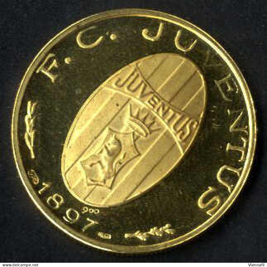 F.C.Juventus 1897, Campione D'italia 1971-72, Medaglia In Oro, Peso 10,1 G, Immagini Vedasi Catalogo Online - Altri & Non Classificati