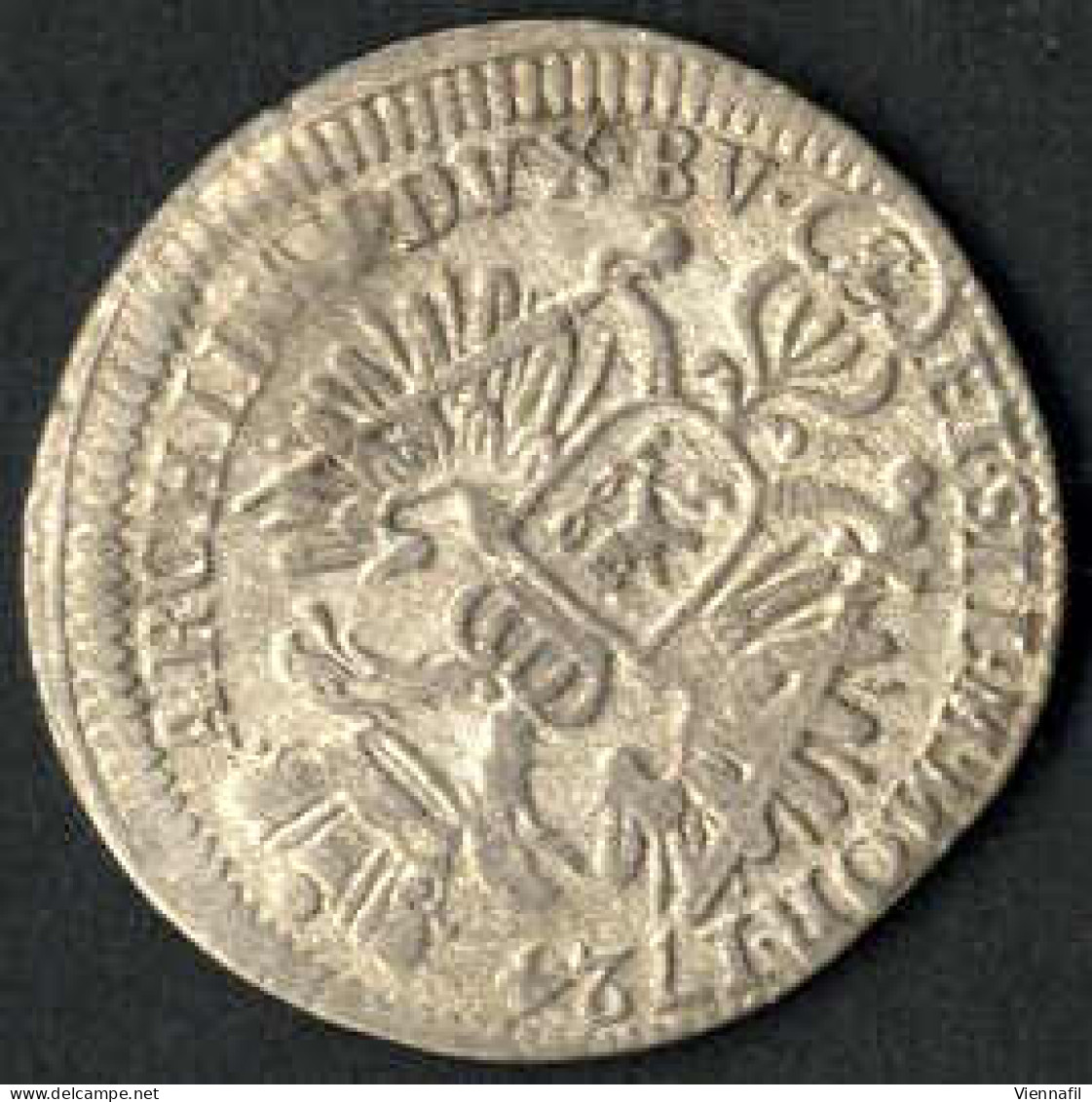 3 Kreuzer, 1719/24, Prag Und Wien, Vier Silbermünzen, Sehr Schön, Herinek 707 - Austria