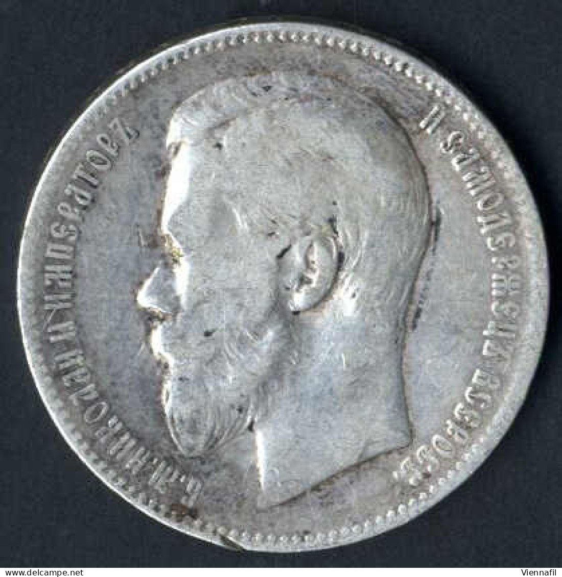 5, 10, 15, 20, 50 Kopeken und 1 Rubel 1899/1913, Lot mit sieben Münzen, davon sechs Silbermünzen, schön bis vorzüglich-,
