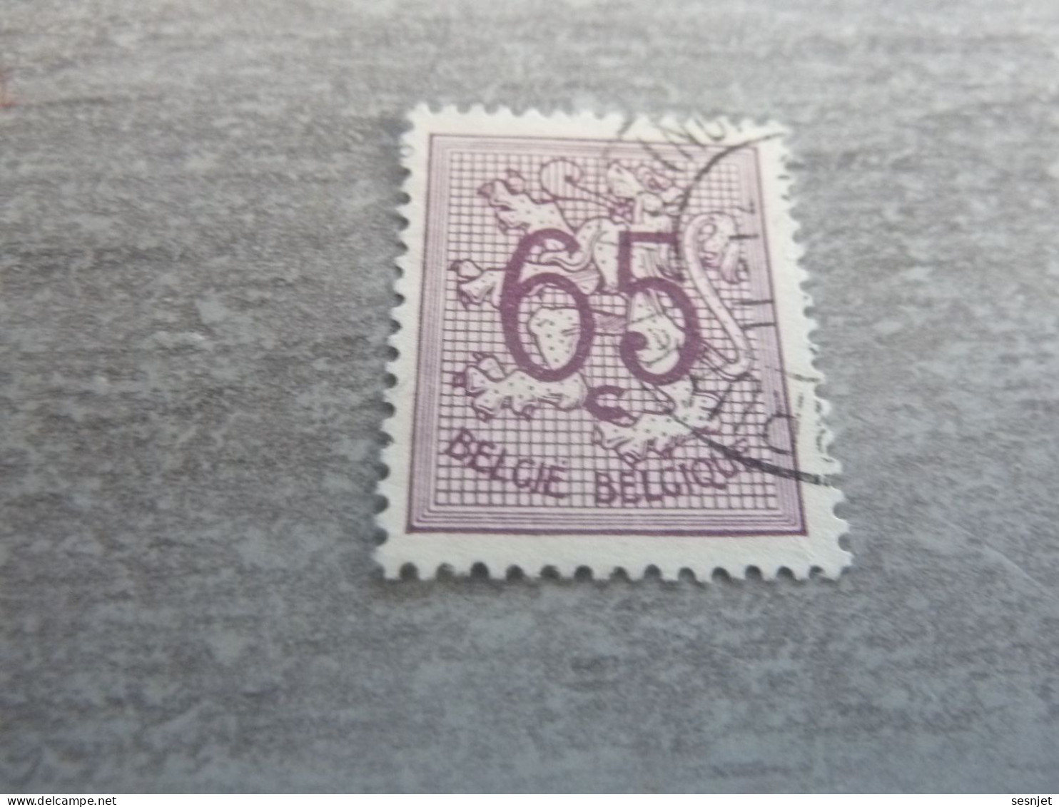 Belgique - Lion - 65c. - Brun - Oblitéré - Année 1968 - - Used Stamps