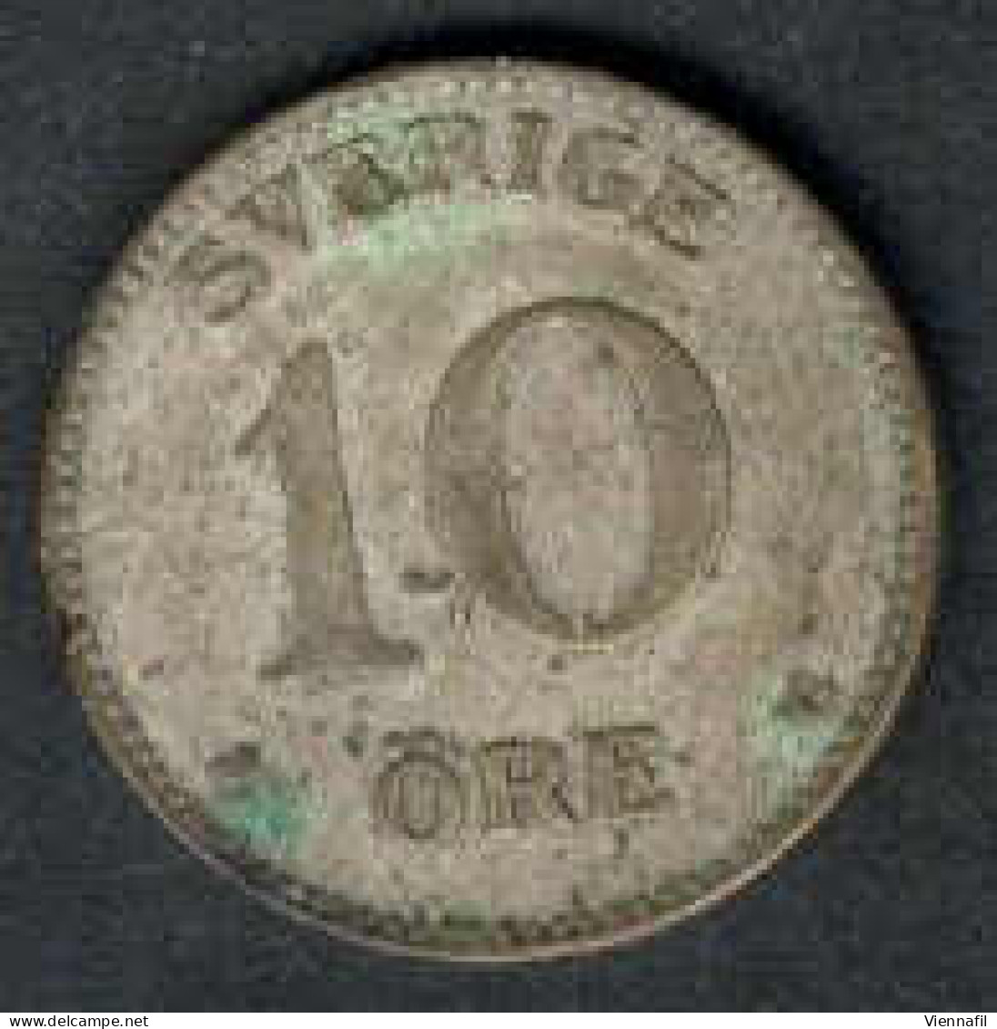 1 Krone, 1/6 Öre, 10, 20 Und 50 Öre, 1673/1933, Lot Mit Sechs Münzen, Schön Bis Vorzüglich, Y. 50.1,20, 47, 21 - Sweden