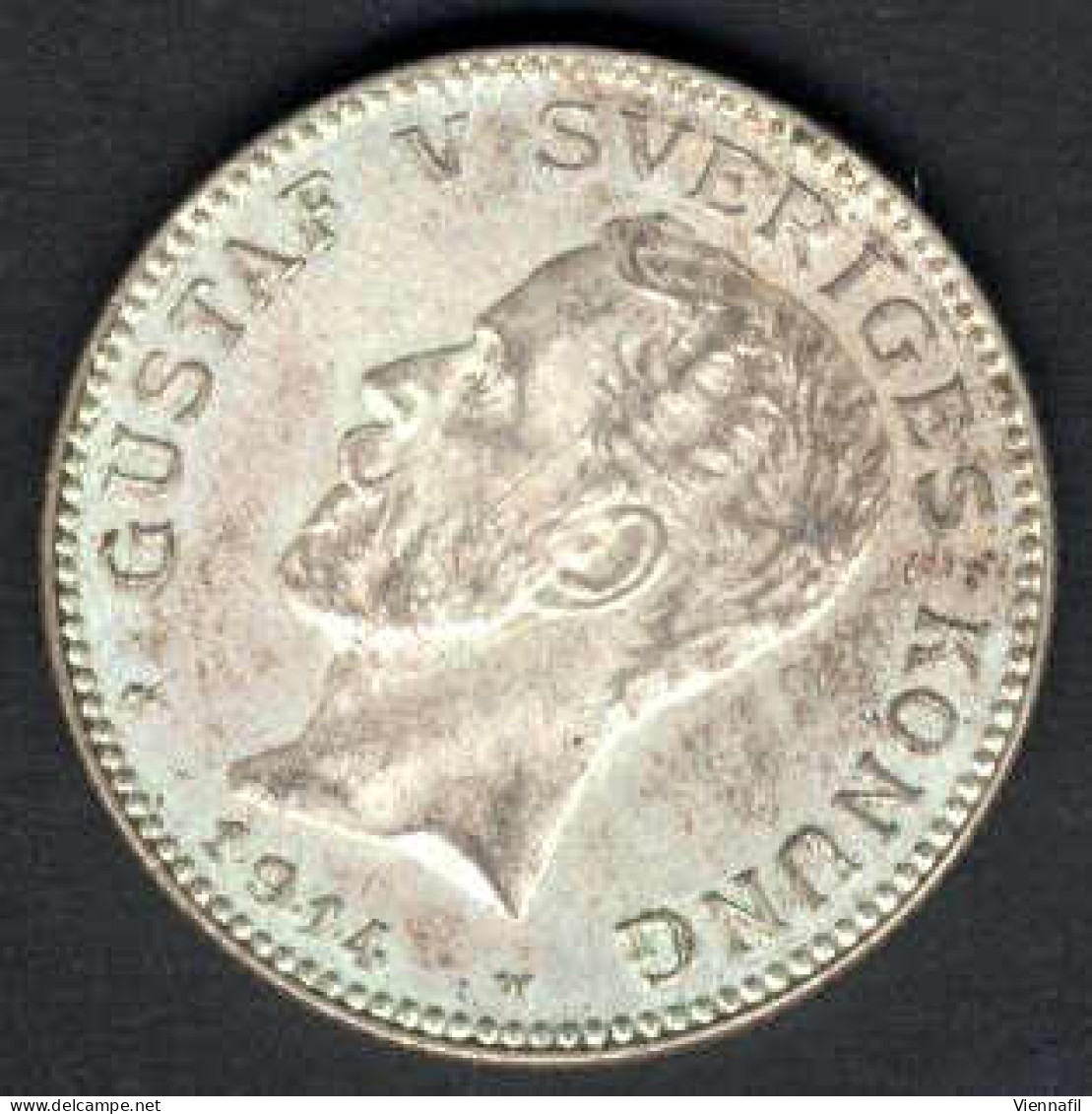 1 Krone, 1/6 Öre, 10, 20 und 50 Öre, 1673/1933, Lot mit sechs Münzen, schön bis vorzüglich, Y. 50.1,20, 47, 21