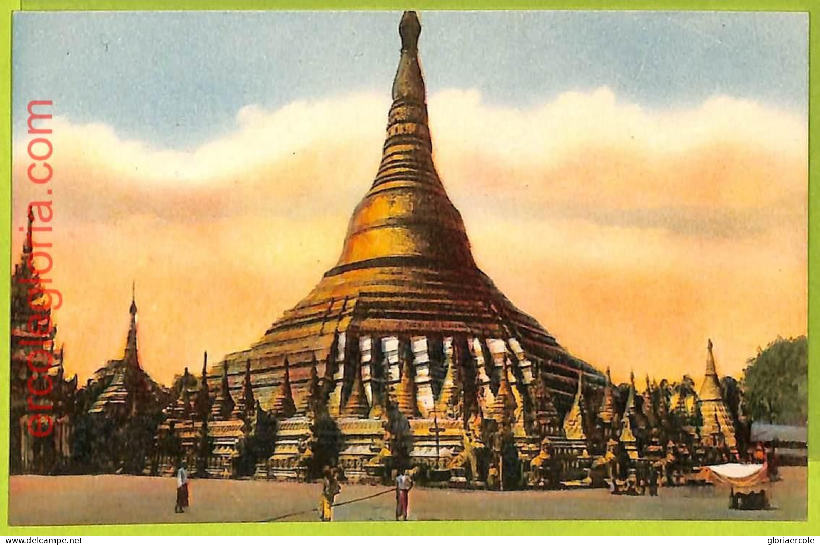 Af3907 - BURMA -  VINTAGE POSTCARD - Rangoon - Myanmar (Burma)