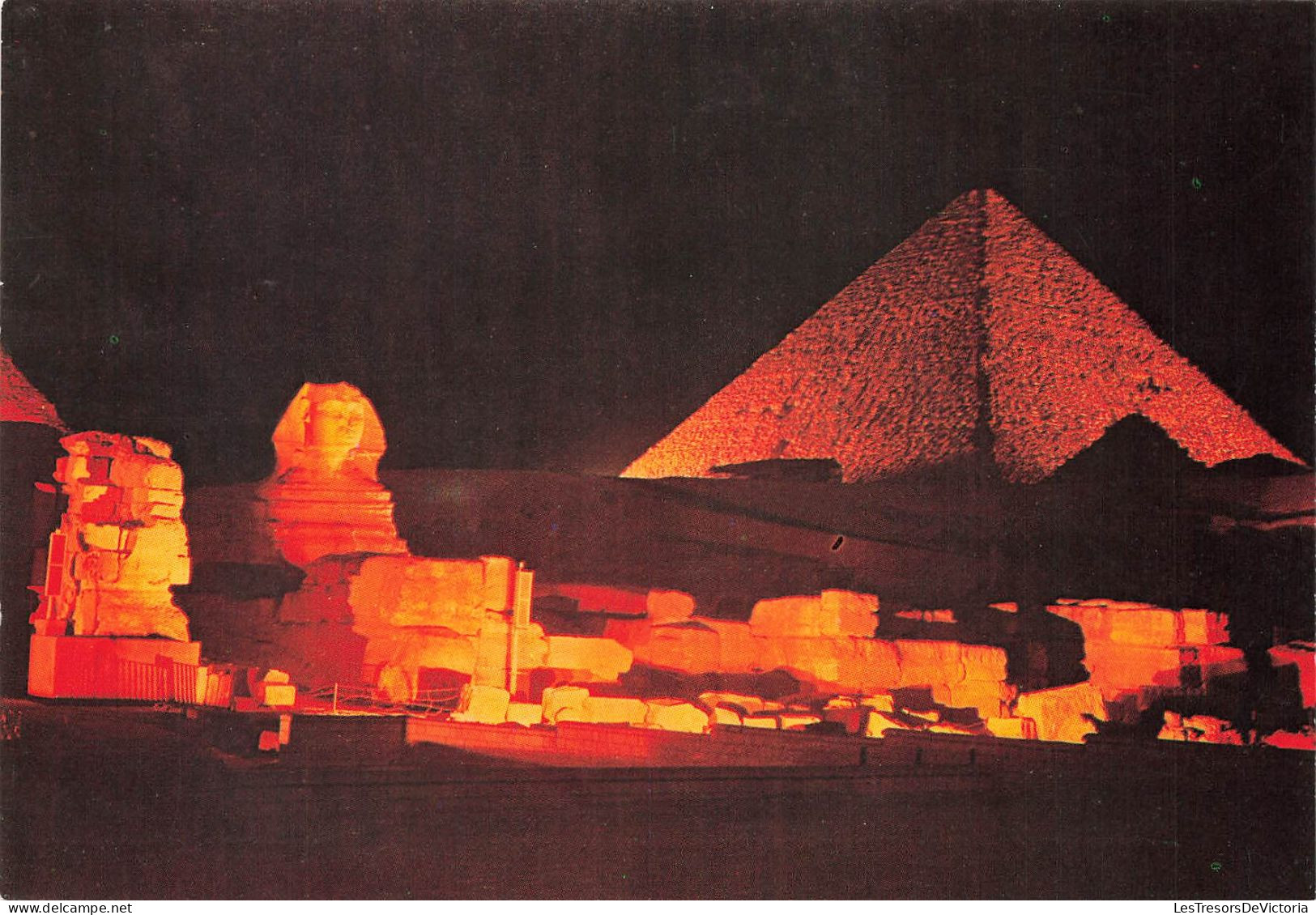 EGYPTE - Giza - Sound And Light At The Pyramids Of Giza - Carte Postale - Gizeh