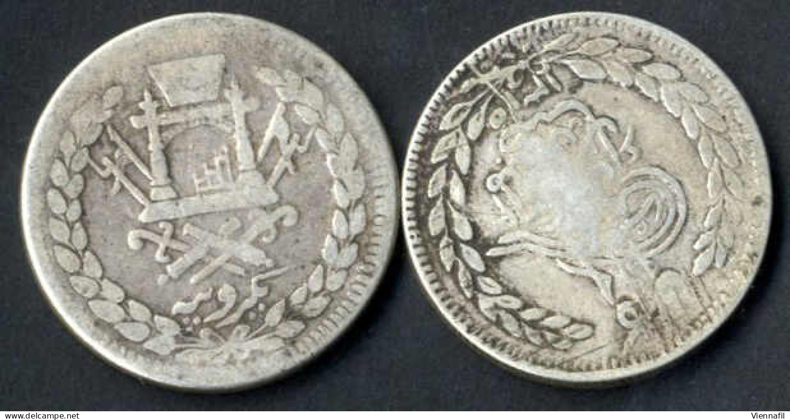 Abdur Rahman Shah, 1297-1319AH 1880-1901, Rupie Silber, 1315 Kabul, KM 819 (868), Schön, 2 Stück - Afganistán