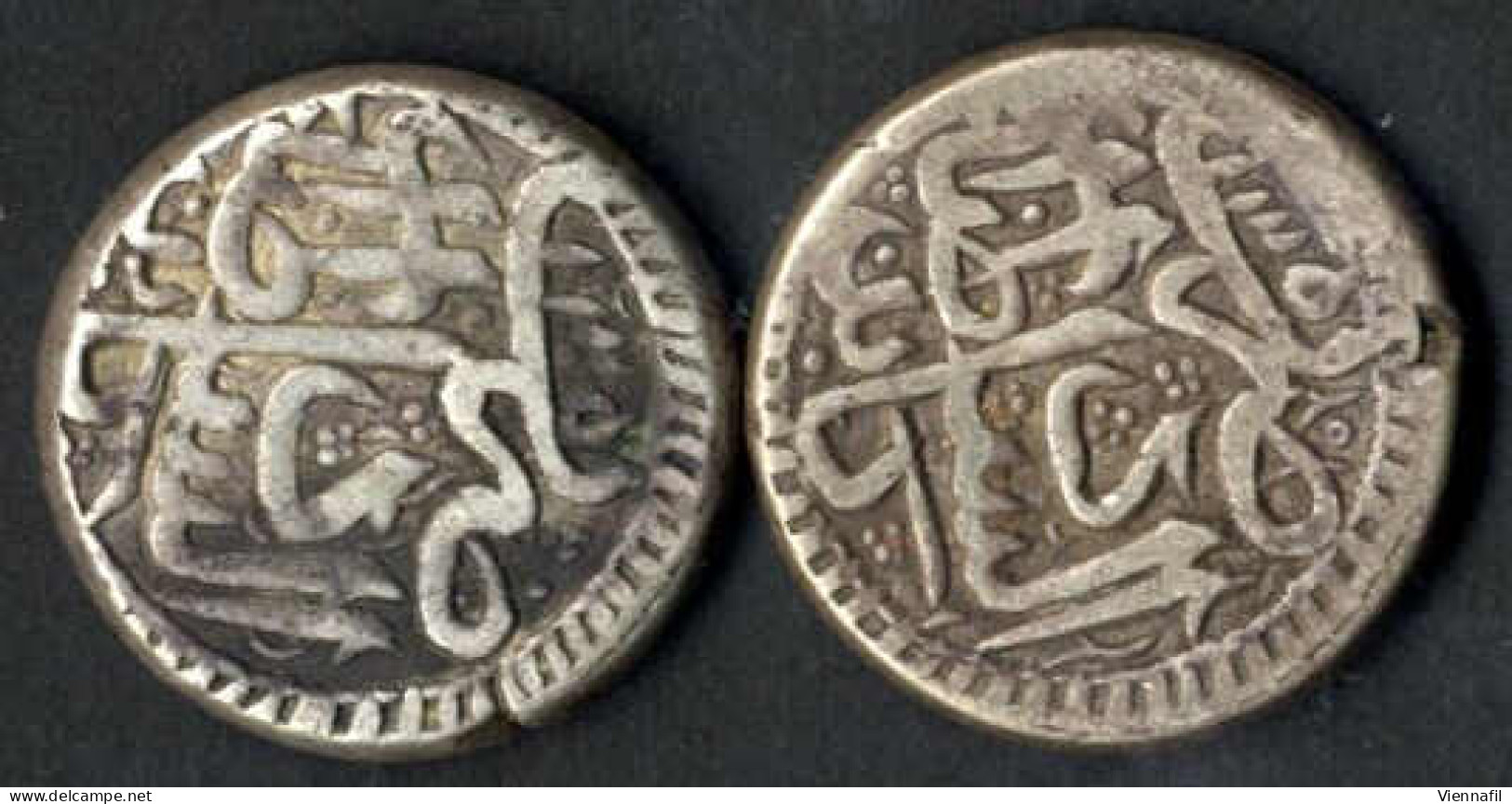 Abdur Rahman Shah, 1297-1319AH 1880-1901, Rupie Silber, 1395 Kabul, Craig 977.3 KM 544, Sehr Schön, 2 Stück - Afganistán