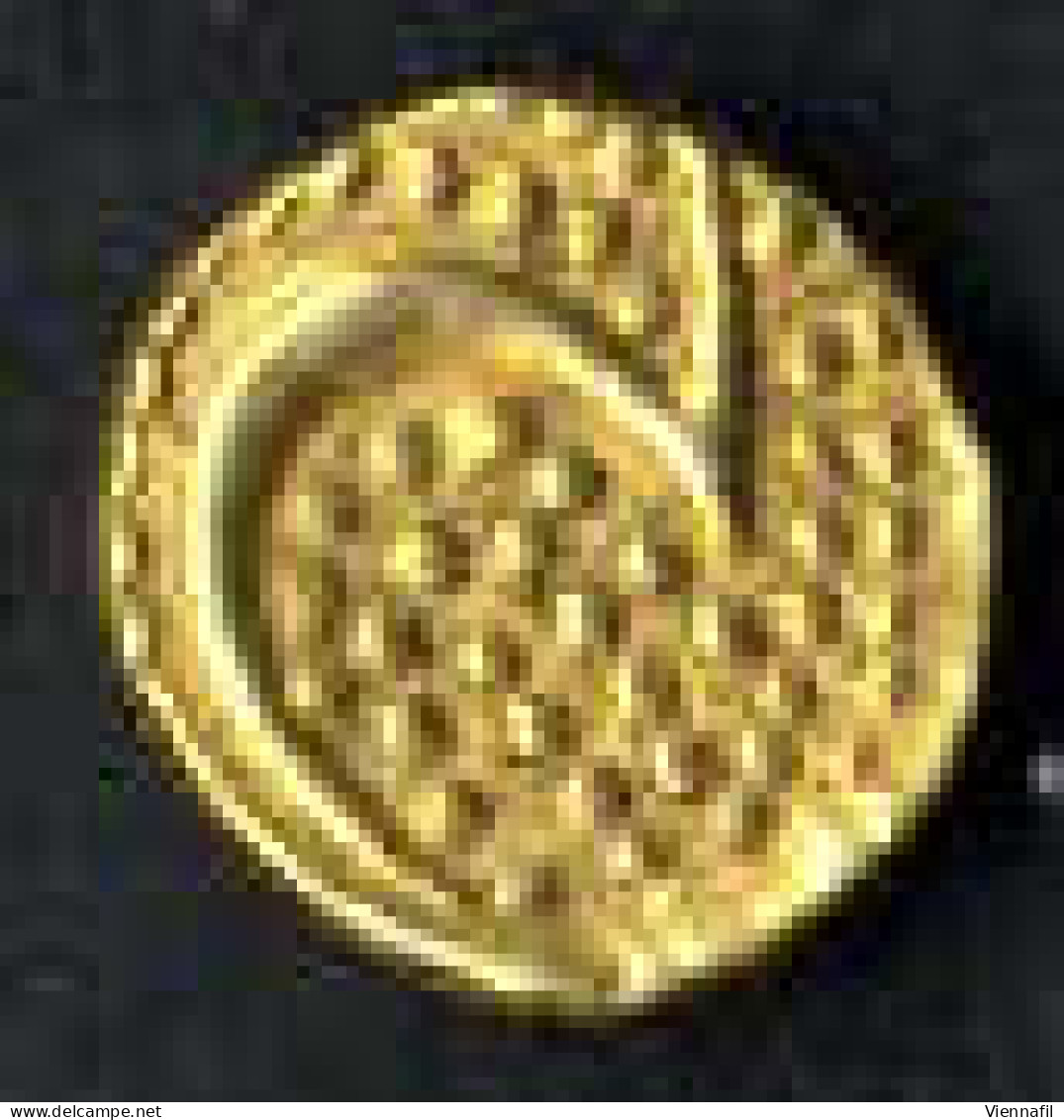 Mysore, Haidar Ali 1174-1197AH 1761-1782, Fanam Gold, Ohne Jahr Beiz. H, Craig 60, Vorzüglich - India