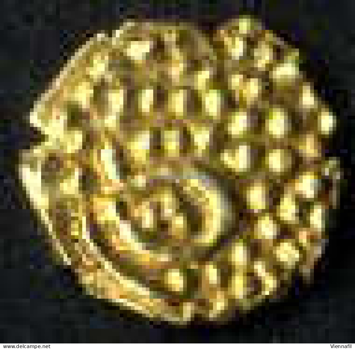 Mysore, Haidar Ali 1174-1197AH 1761-1782, Fanam Gold, Typ Patan-Bednore, Mich NI&amp;CS 971b, Vorzüglich - Inde