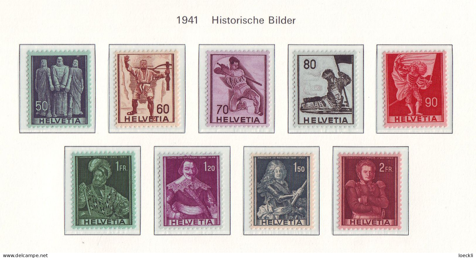 Historische Bilder - Unused Stamps