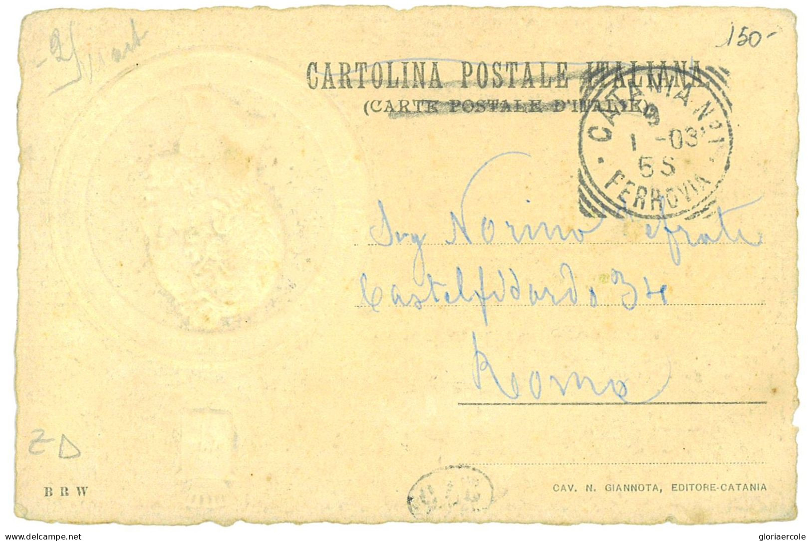 P3068 - CATANIA, 1º CENTENARIO NASCITA BELLINI 1903 VIAGGIATA - Catania