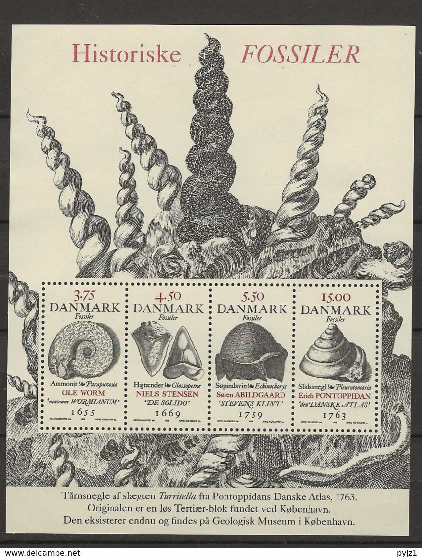 1999 MNH Danmark, Michel Block 10 Postfris** - Unused Stamps