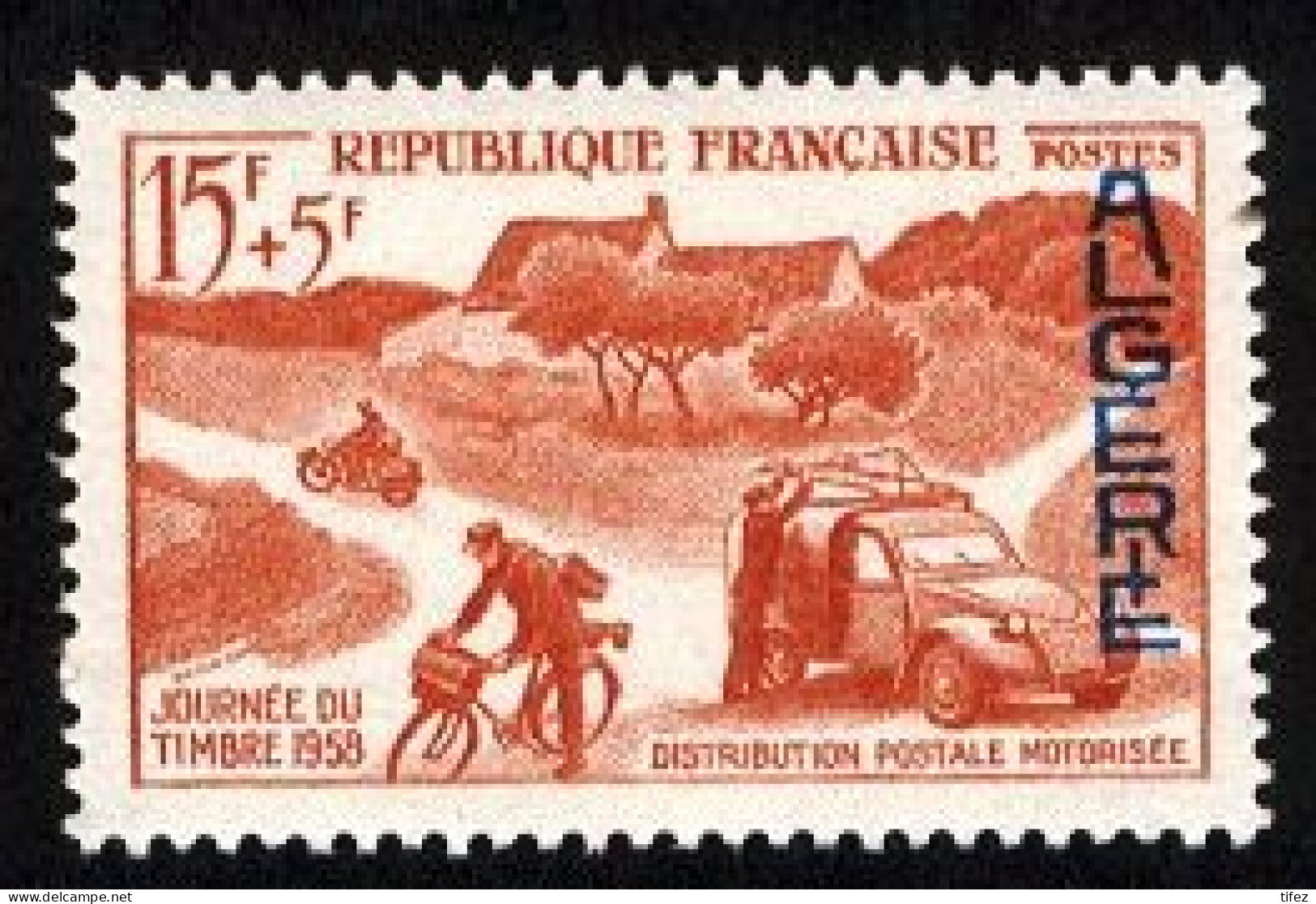 Année 1958-N°350 Neufs**MNH : Journée Du Timbre (Vélo, Moto, Voiture) - Journée Du Timbre