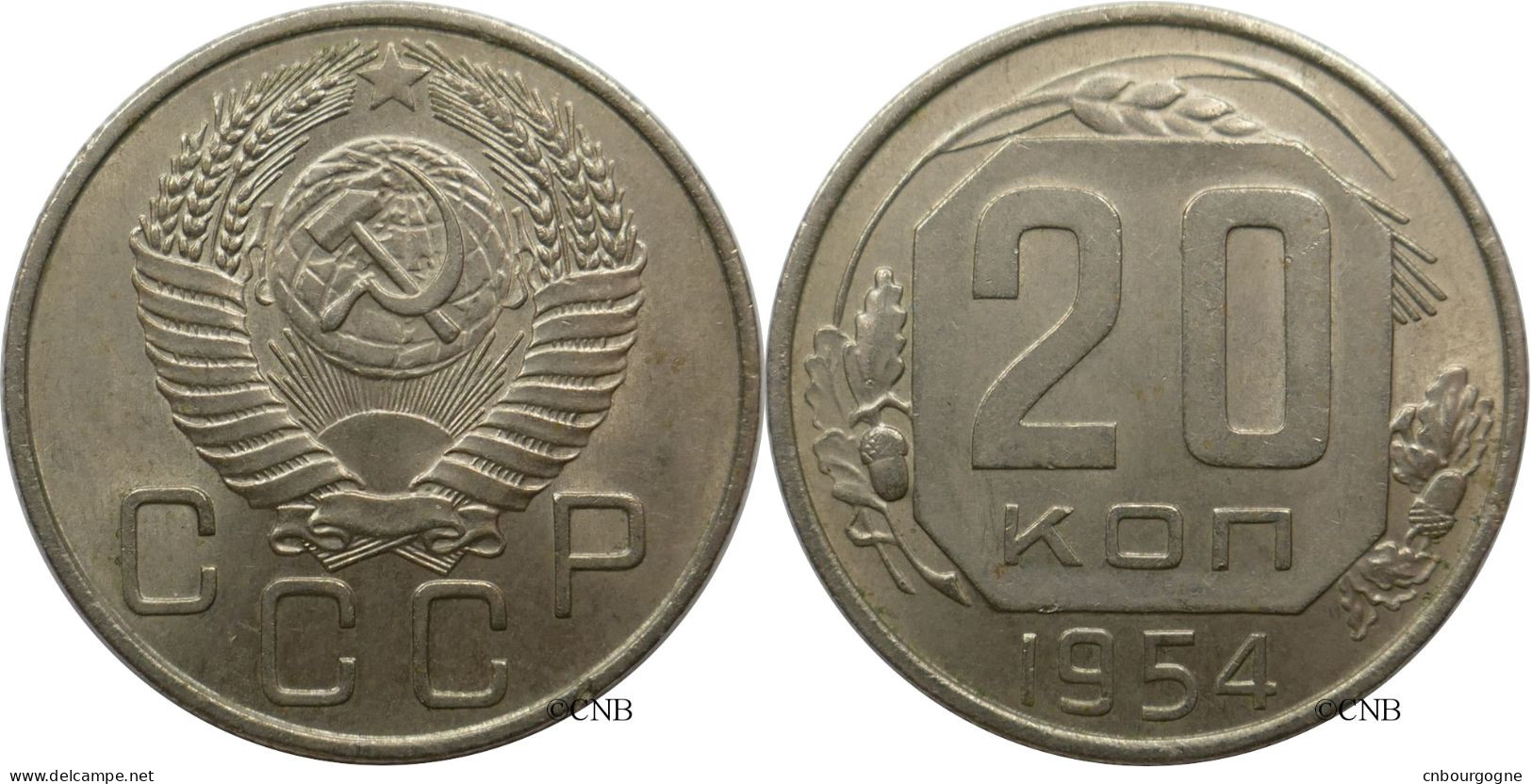 URSS - 20 Kopecks 1954 - SUP/MS60 - Mon5373 - Russland