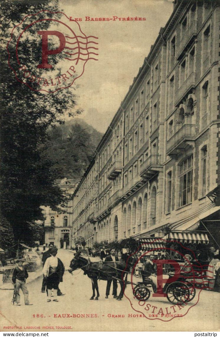 FRANCIA. FRANCE. EAUX BONNES - GRAND HÔTEL DES PRINCES - Eaux Bonnes