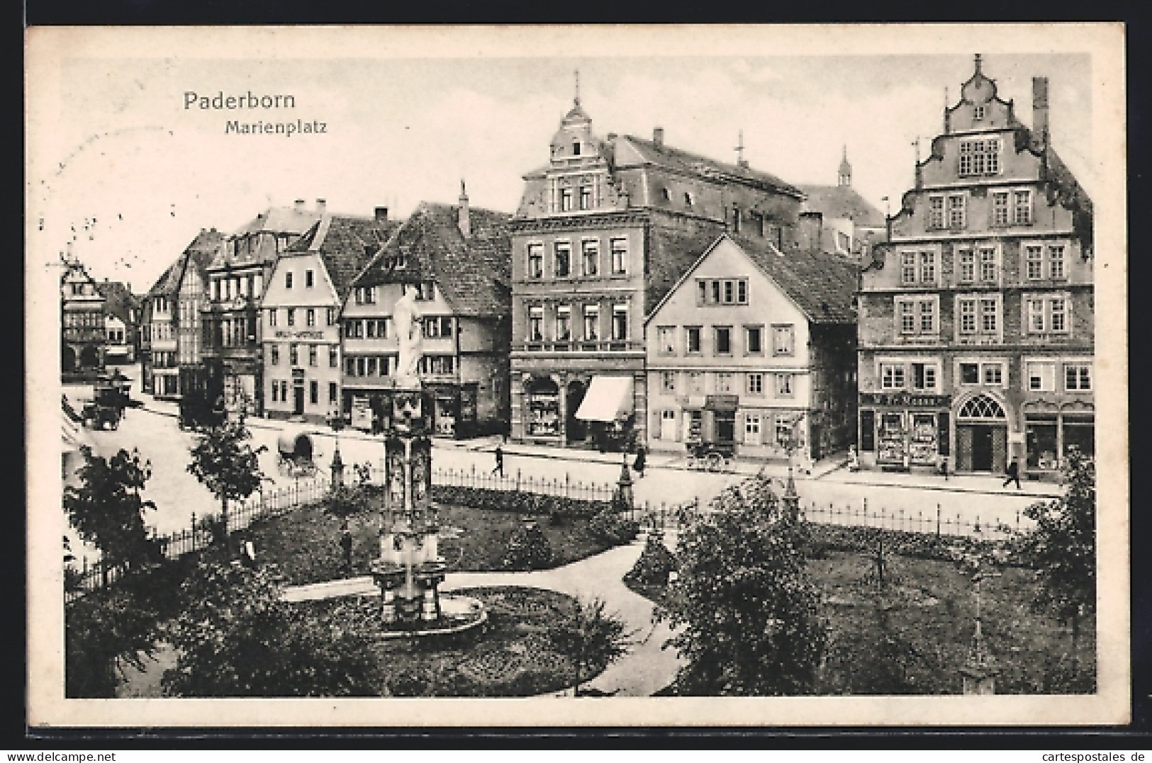 AK Paderborn, Marienplatz Aus Der Vogelschau  - Paderborn