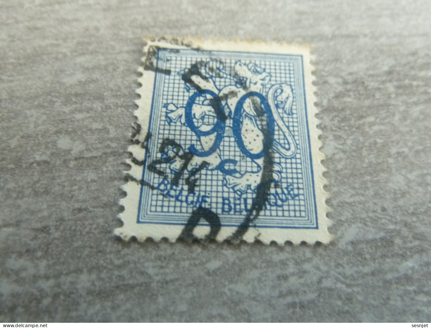 Belgique - Lion - 90c. - Bleu Foncé - Oblitéré - Année 1971 - - Used Stamps