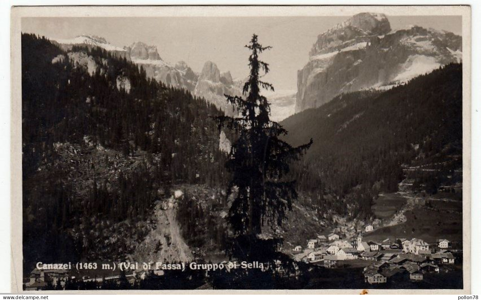 CANAZEI - VAL DI FASSA - GRUPPO DI SELLA - TRENTO - Vedi Retro - Formato Piccolo - Trento