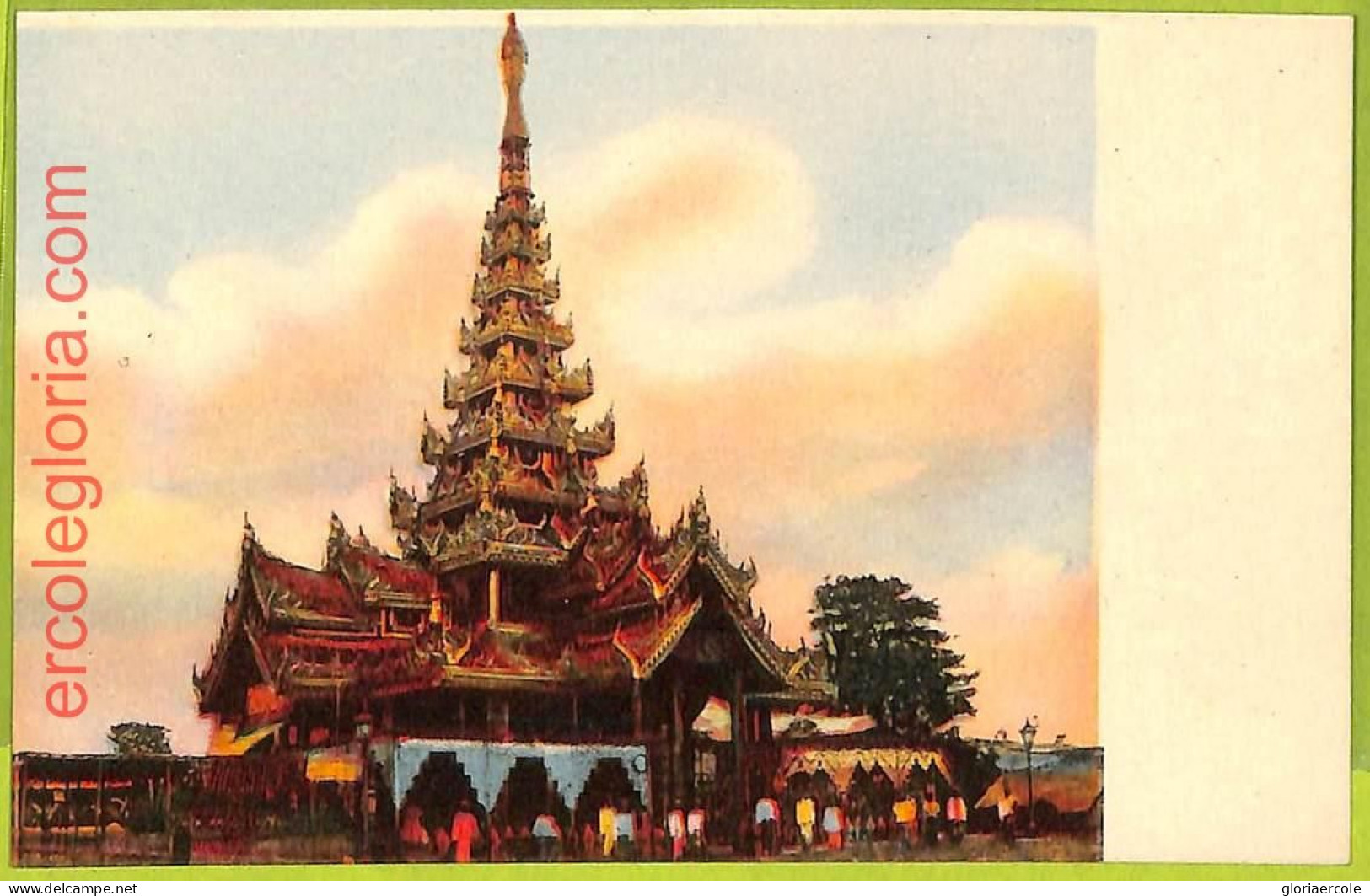 Af3917 - BURMA -  VINTAGE POSTCARD - Rangoon - Myanmar (Burma)