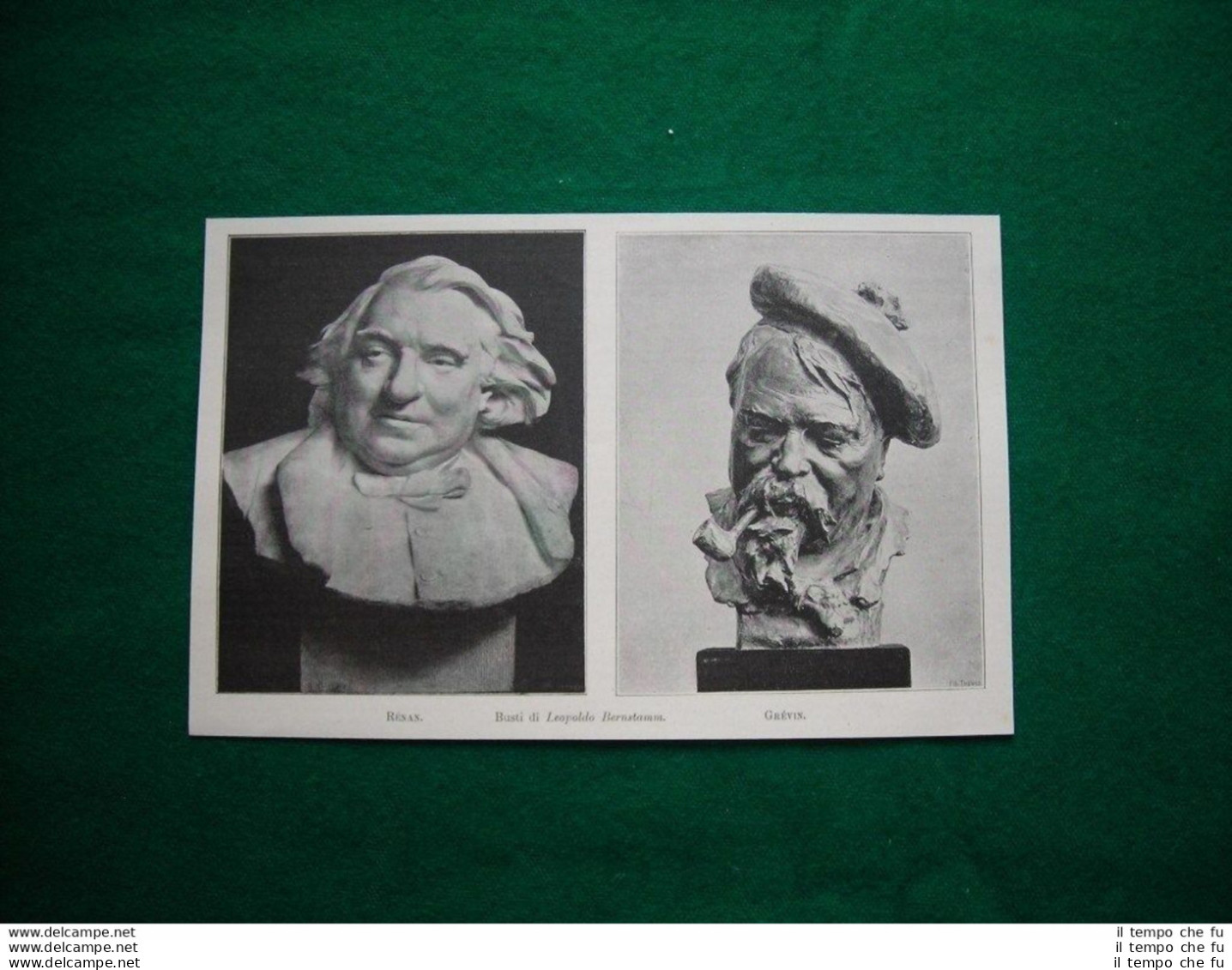 1895 - Busti Di Leopoldo Bernstamm, Rénan E Grévin - Avant 1900