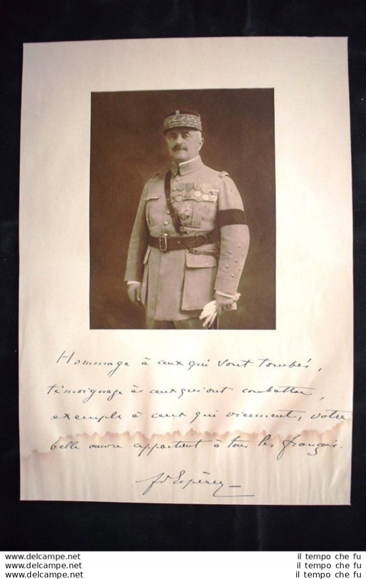 Le Général Louis Félix Marie François Franchet D'Espèrey WW1 Guerra 1914 - 1918 - Otros & Sin Clasificación