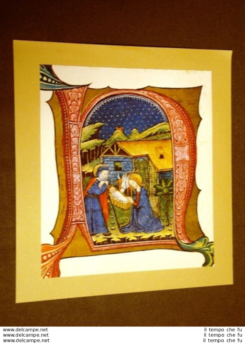 Cartoncino D'Arte Jacopo Da Balsamo - Presepio - Biblioteca Di Bergamo - Sonstige & Ohne Zuordnung