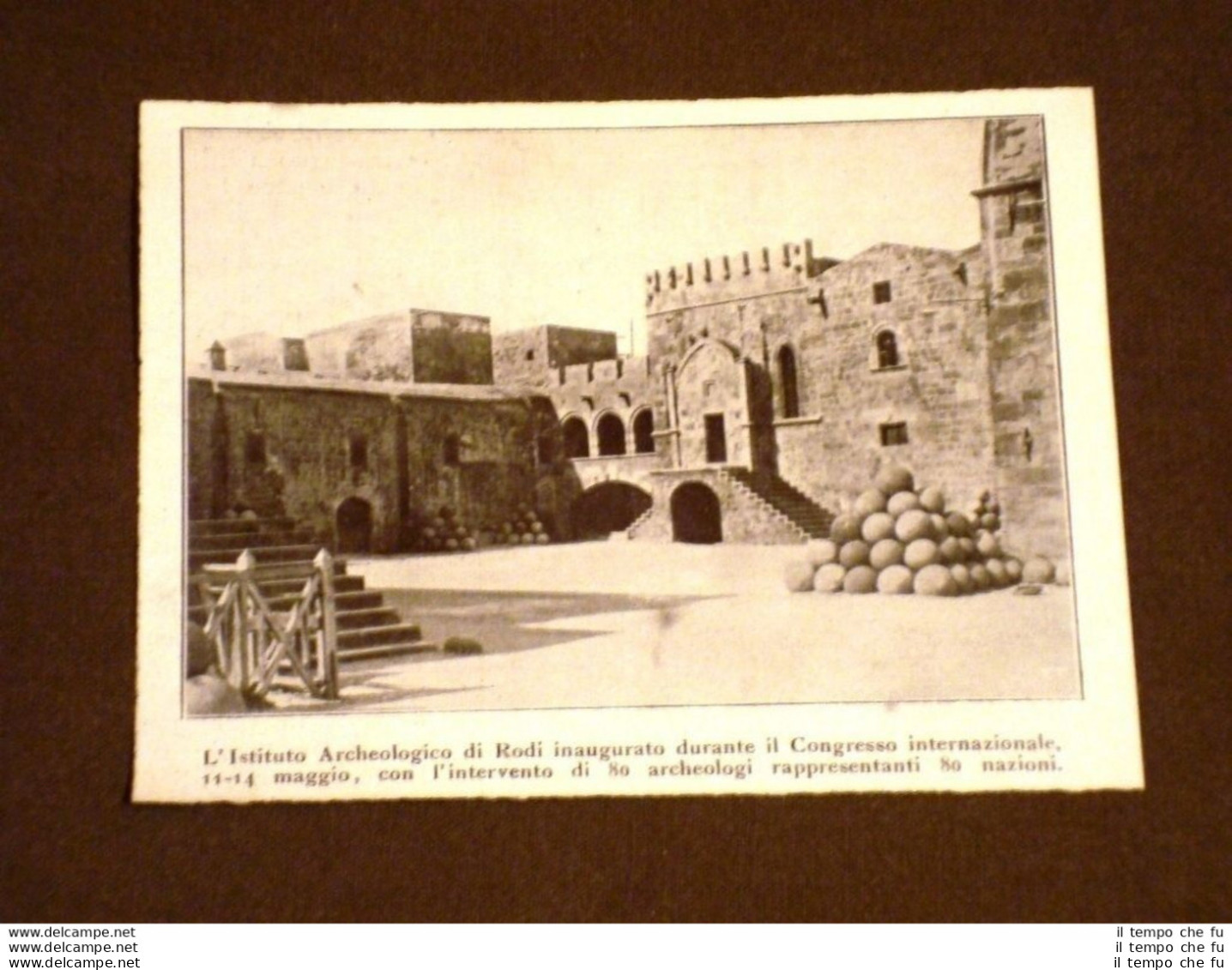 L'Istituto Archeologico Di Rodi Nel 1928 - Altri & Non Classificati