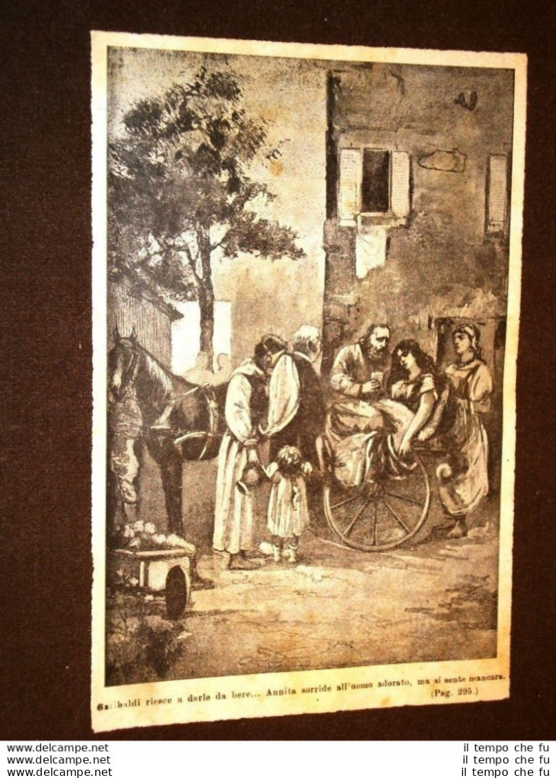 Giuseppe Garibaldi E Il Risorgimento In Italia Porto Di Magnavacca Anita Morente - Before 1900