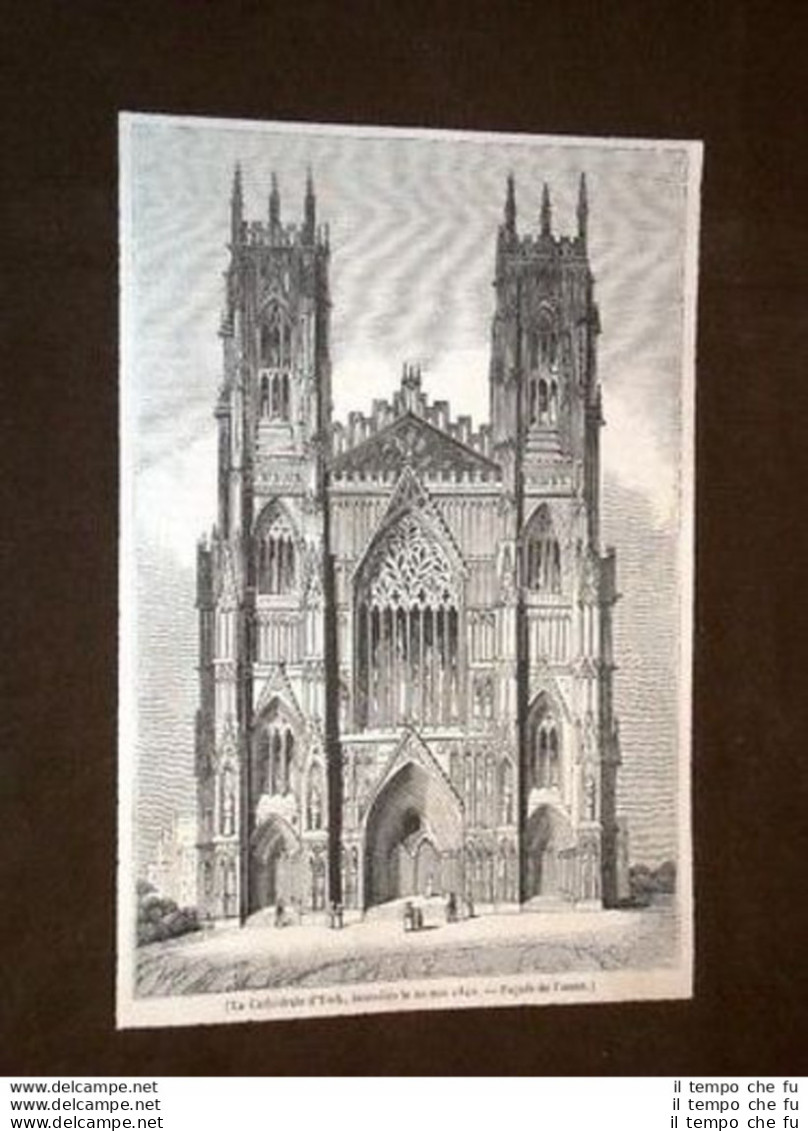 Cattedrale Di York O York Minster Incendiata 20.05.1840 - Vor 1900