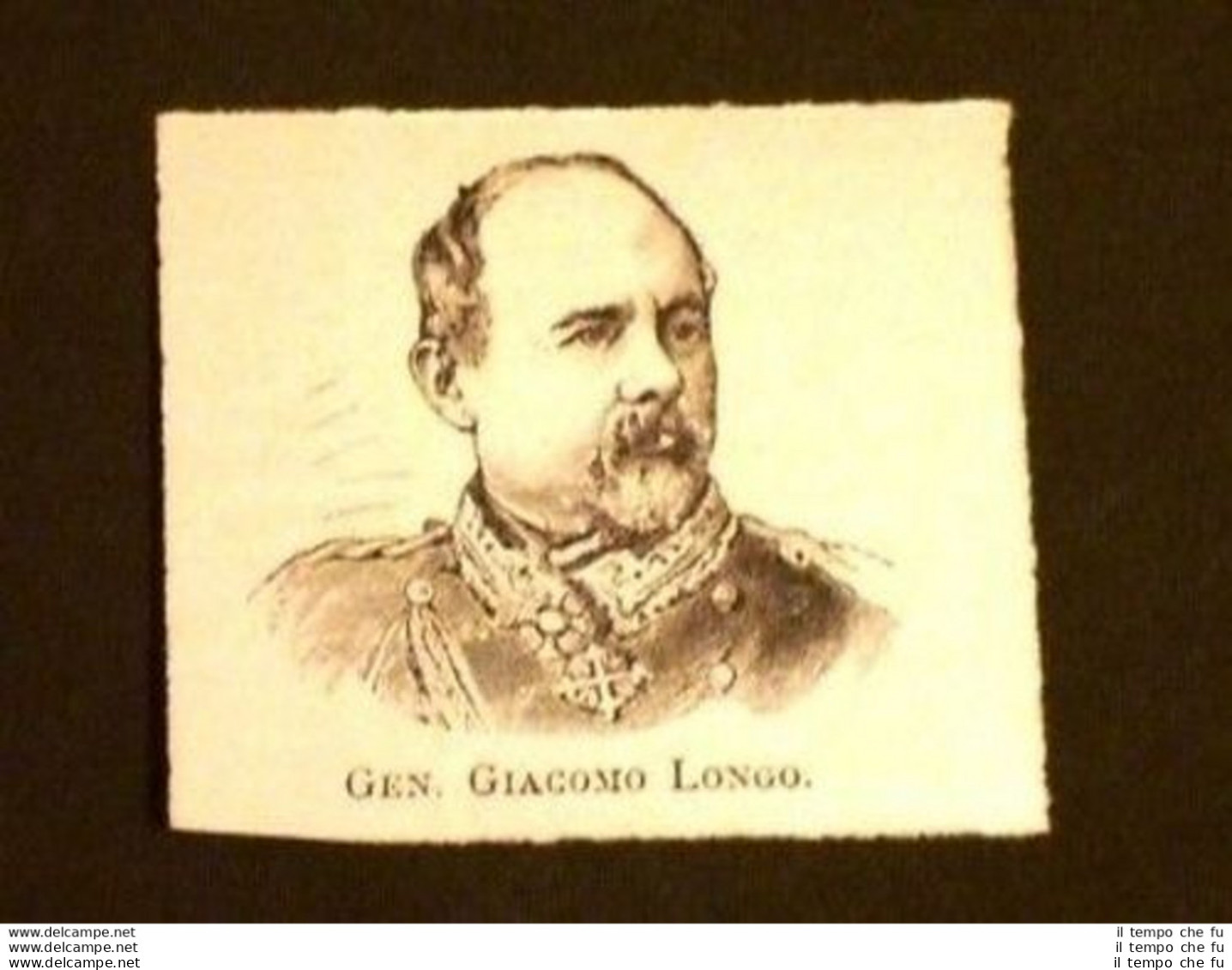 Senatore E Generale Giacomo Longo Di Napoli - Before 1900
