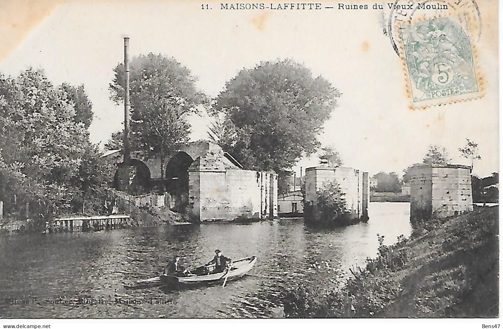 78 Maisons Laffitte Ruines Du Vieux Moulin - Maisons-Laffitte