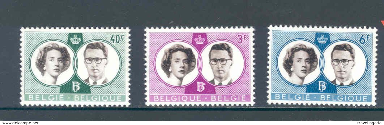 Belgium 1960 Royal Wedding MNH ** - Königshäuser, Adel