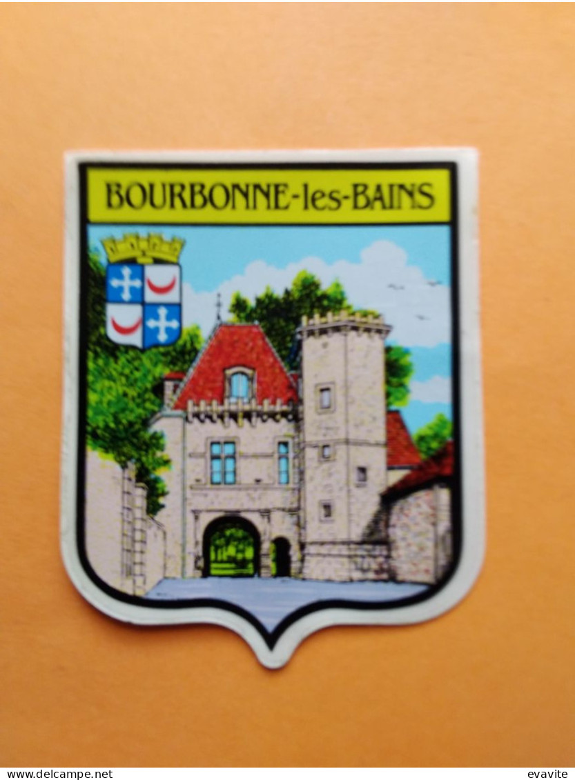Autocollant    Ecusson  BOURBONNE-LES-BAINS - Stickers