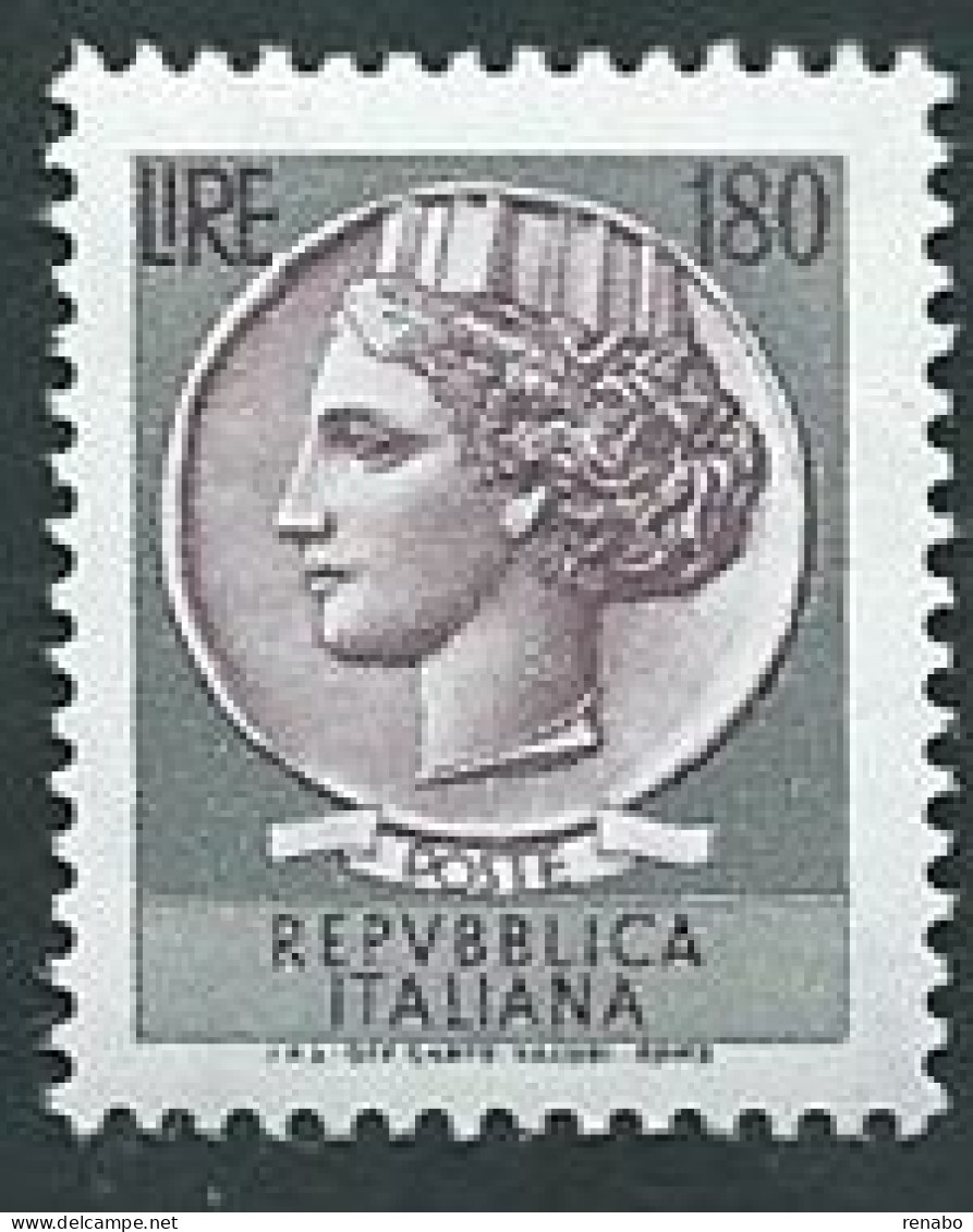 Italia 1971; Siracusana Da Lire 180. Serie Completa - 1971-80:  Nuevos