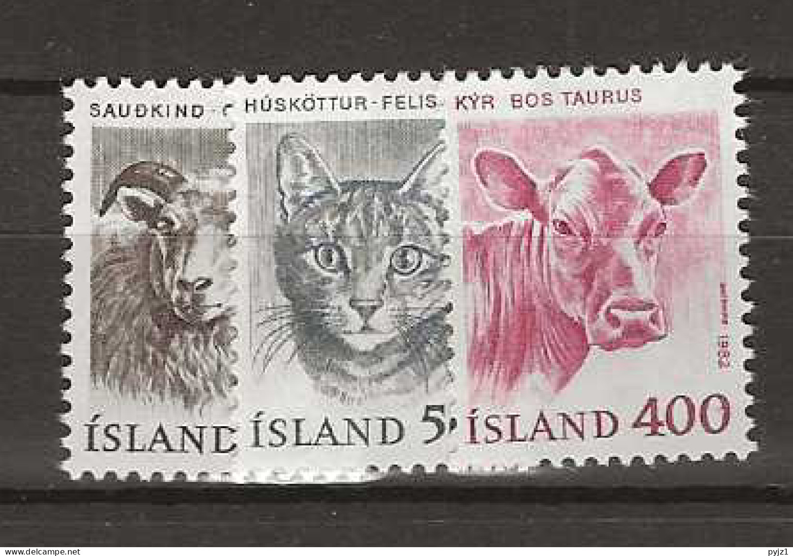 1982 MNH Iceland Mi 580-82, Postfris** - Unused Stamps