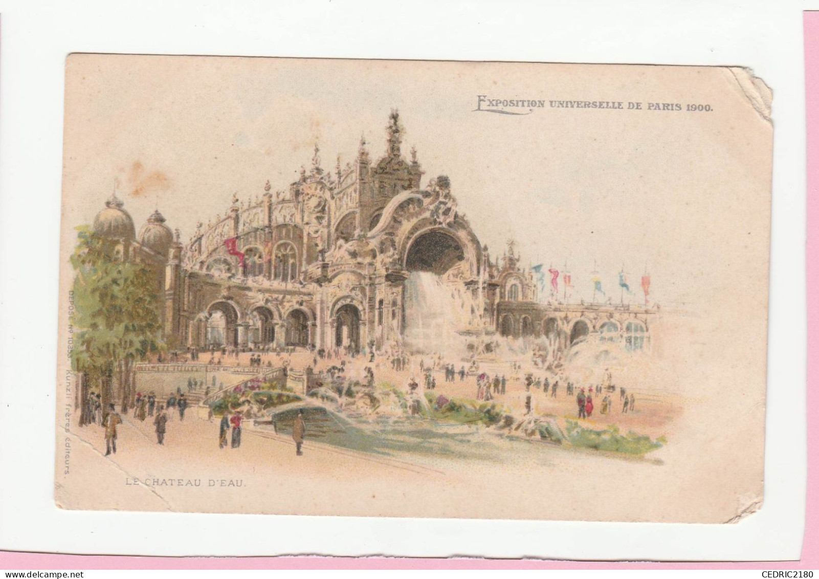 EXPOSITION UNIVERSELLE DE PARIS 1900 LE CHATEAU D'EAU - Expositions