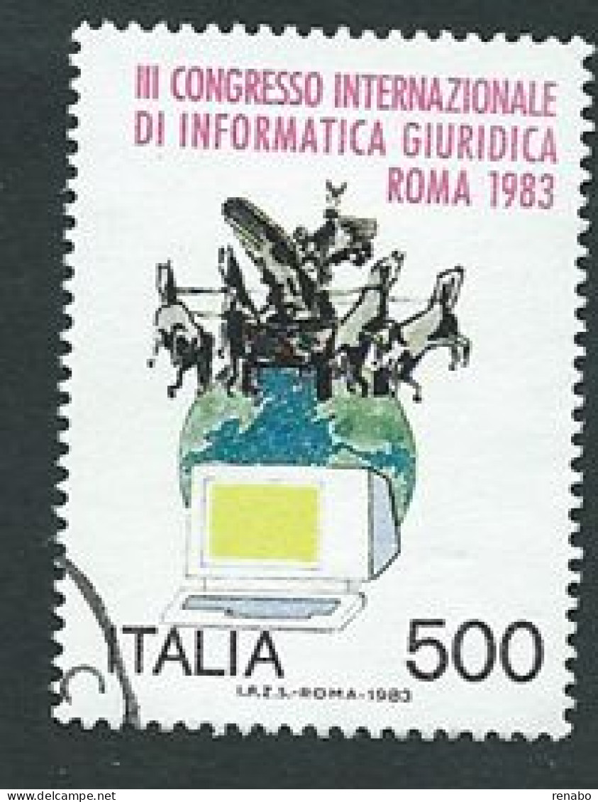 Italia, Italy, Italien, Italie 1983; Congresso Internazionale Di Informatica Giuridica, Legal Informatics. Used. - Informatica