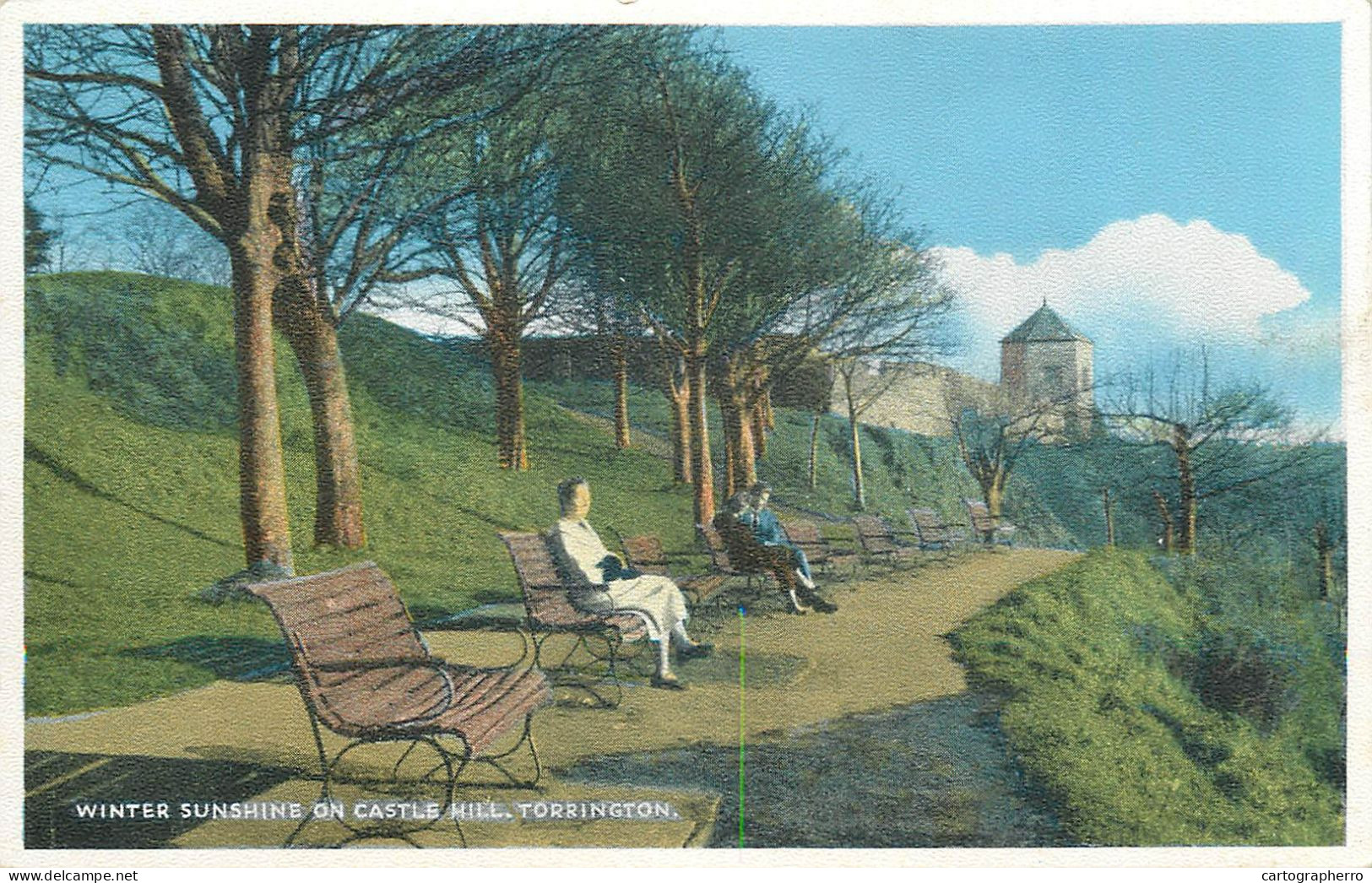 England Torrington Winter Sunshine On Castle Hill - Other & Unclassified