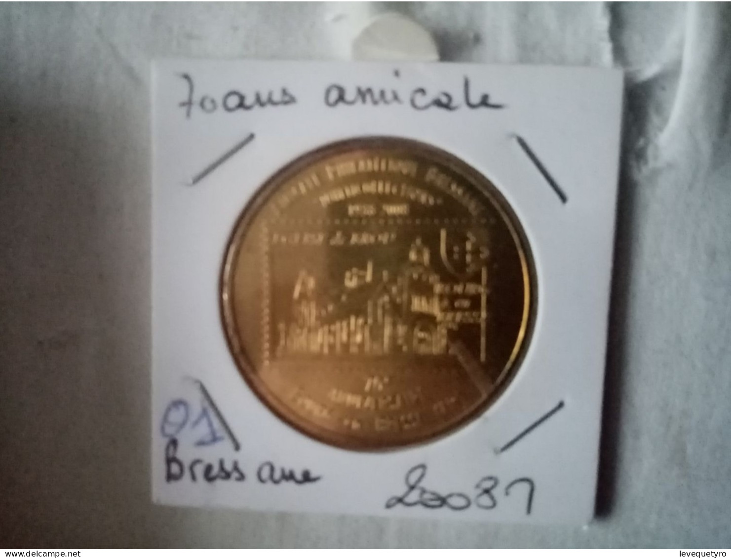 Médaille Touristique Monnaie De Paris 01 Amicale Bressane 2008 - 2008