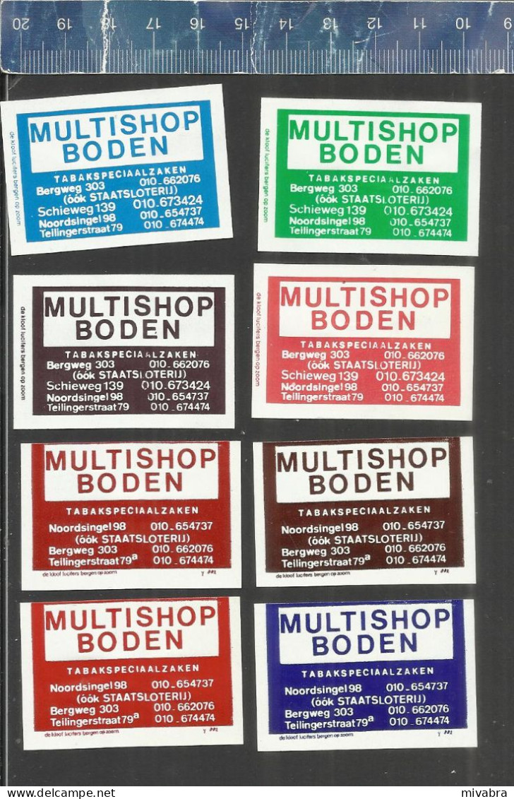 MULTISHOP BODEN ( ROTTERDAM ) - DE KLOOF  MATCHBOX LABELS THE NETHERLANDS - Matchbox Labels