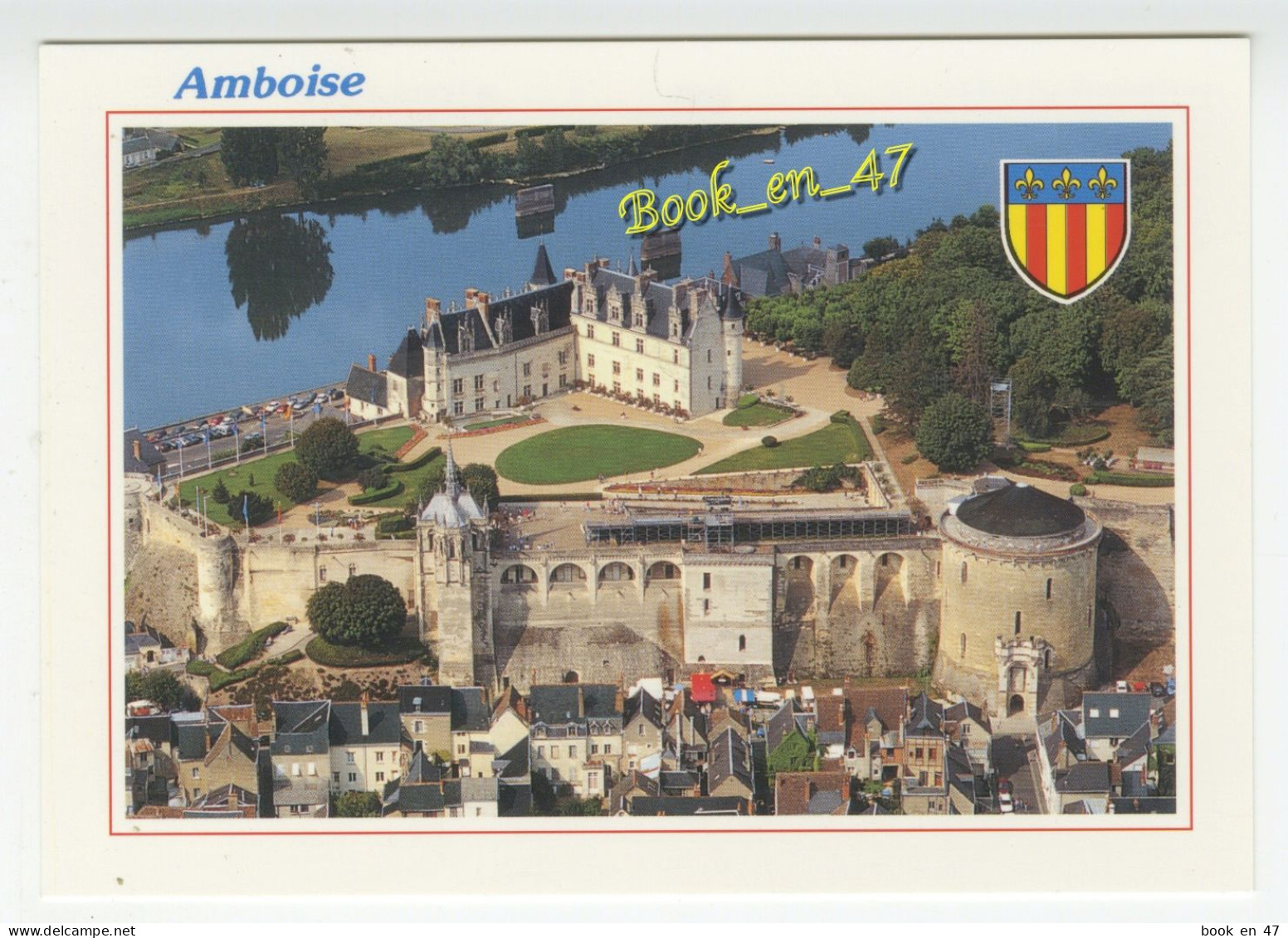 {91979} 37 Indre Et Loire Amboise , Le Château Royal Dominant La Loire - Amboise