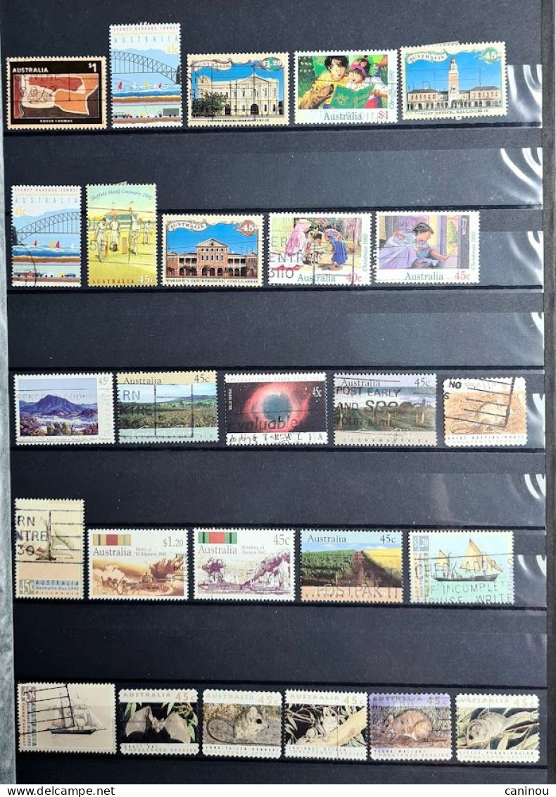 AUSTRALIE COLLECTION LOT ENVIRON 3300 TIMBRES NEUFS ET OBLITERES