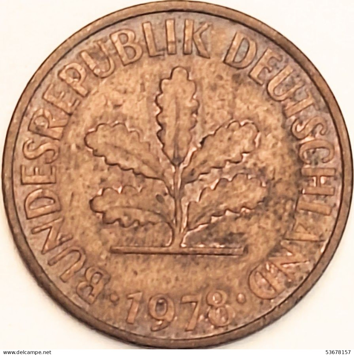 Germany Federal Republic - 2 Pfennig 1978 G, KM# 106a (#4535) - 2 Pfennig
