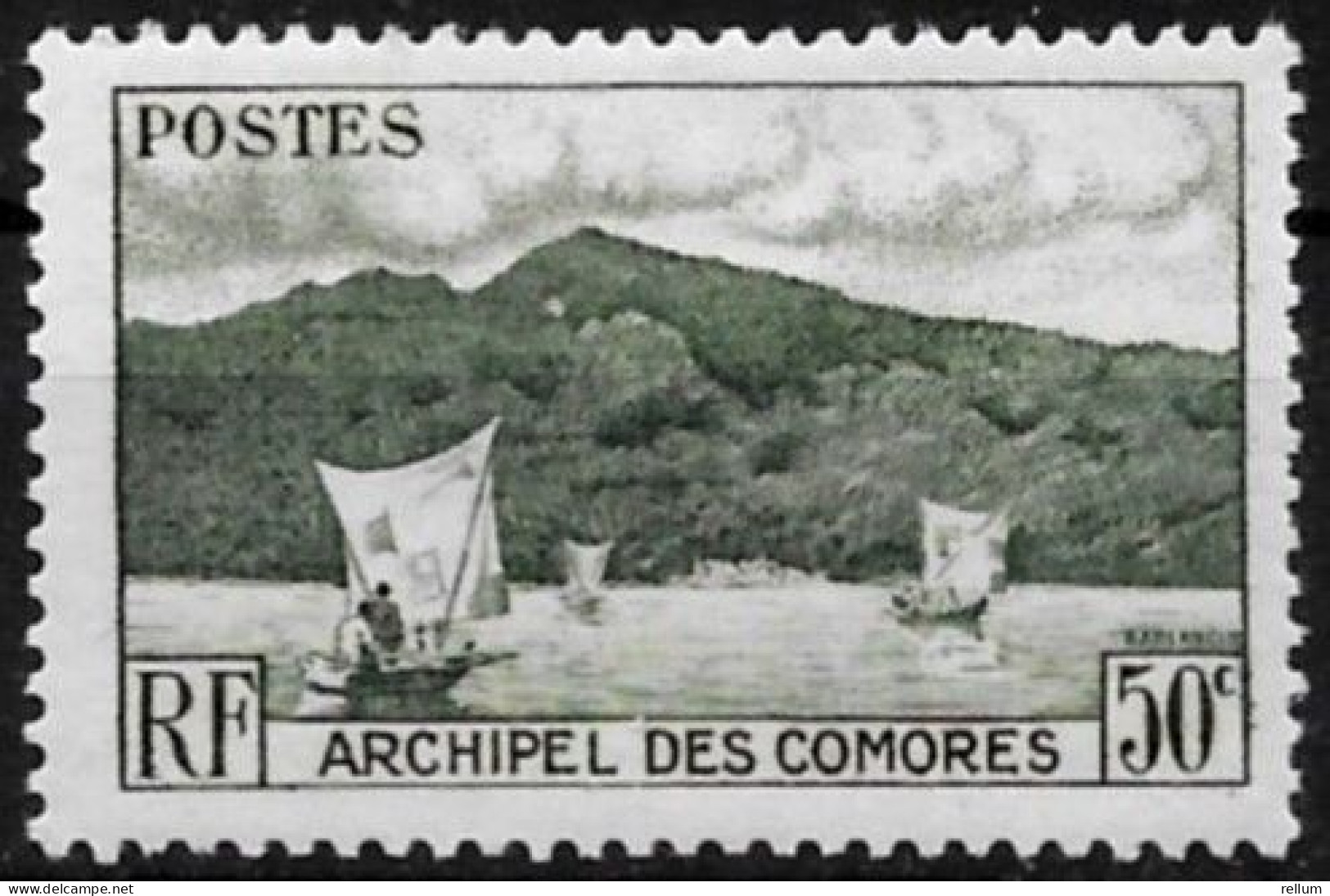 Comores 1950 - Yvert N° 2 - Michel N° 21 ** - Unused Stamps