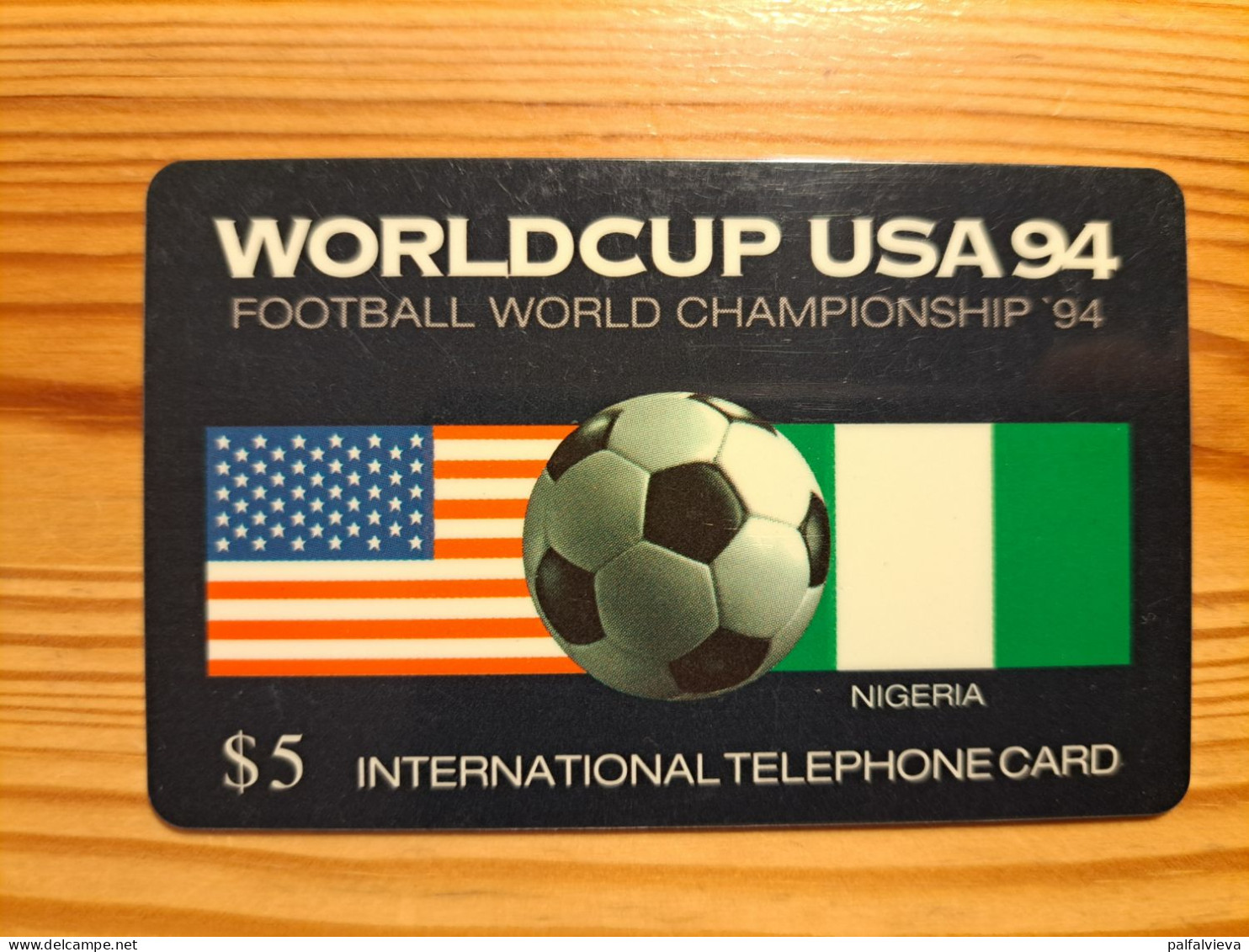 Prepaid Phonecard USA, Global Telecom Network - Football World Cup, Nigeria - Autres & Non Classés