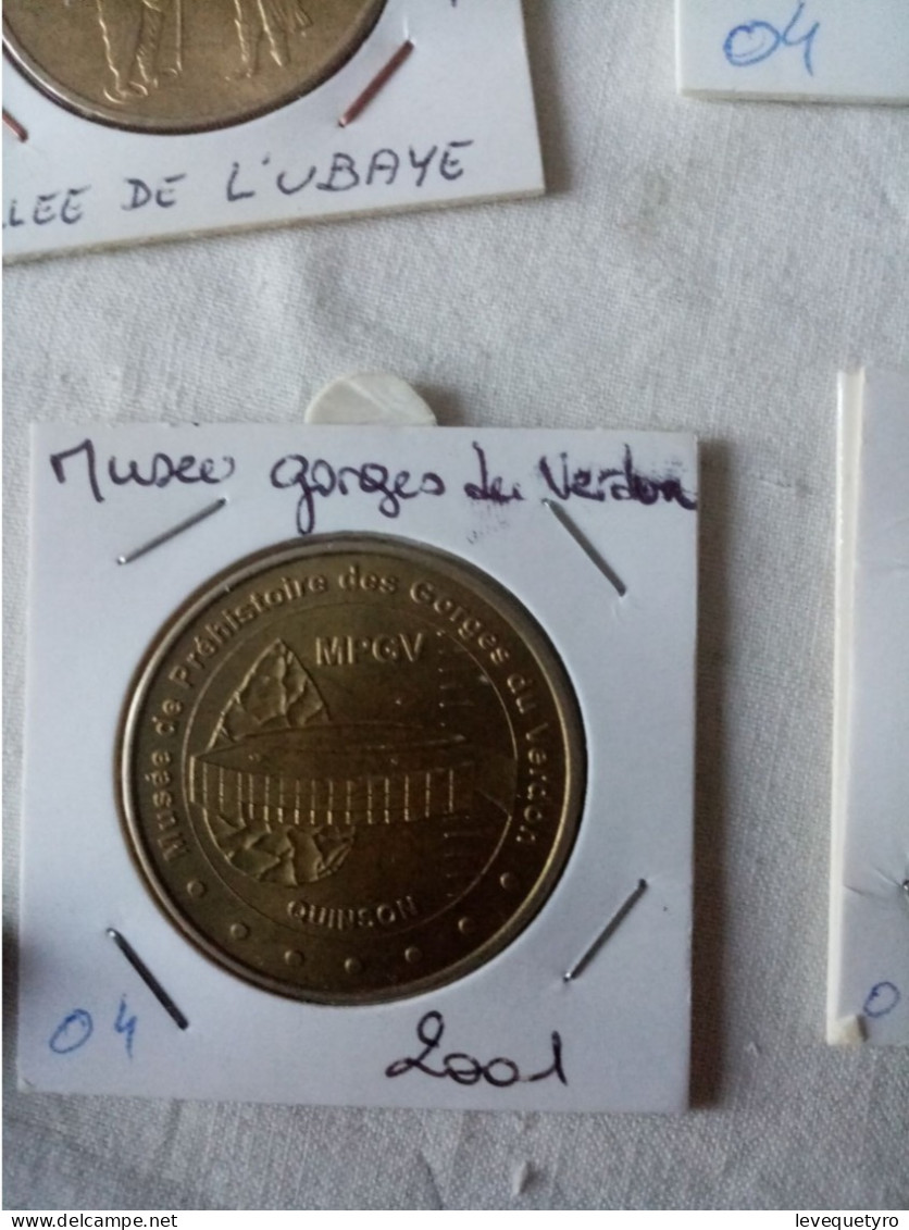 Médaille Touristique Monnaie De Paris 04 Quinson 2001 - 2001