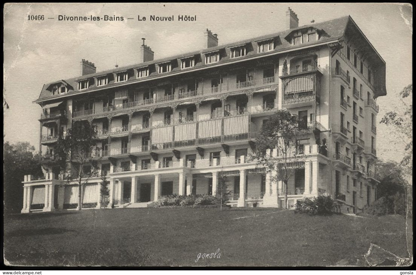 DIVONNE-LES-BAINS 1924 "Le Nouvel Hôtel" - Divonne Les Bains