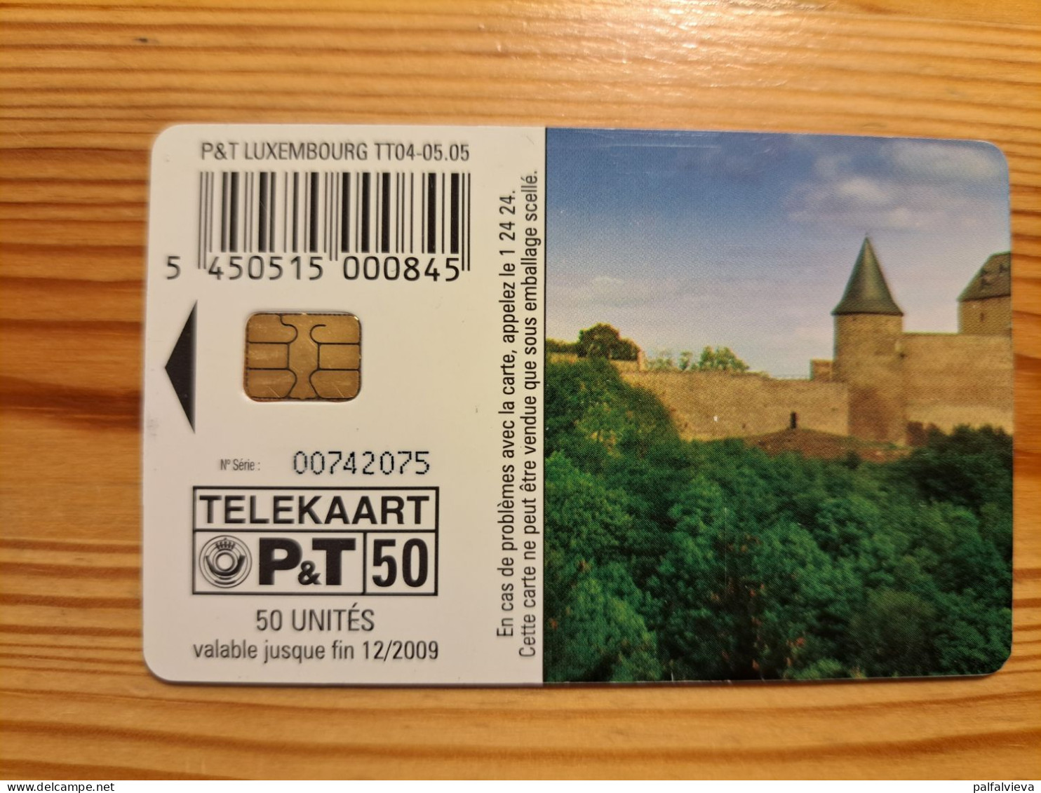 Phonecard Luxembourg - Castle, Bourscheid - Luxemburgo