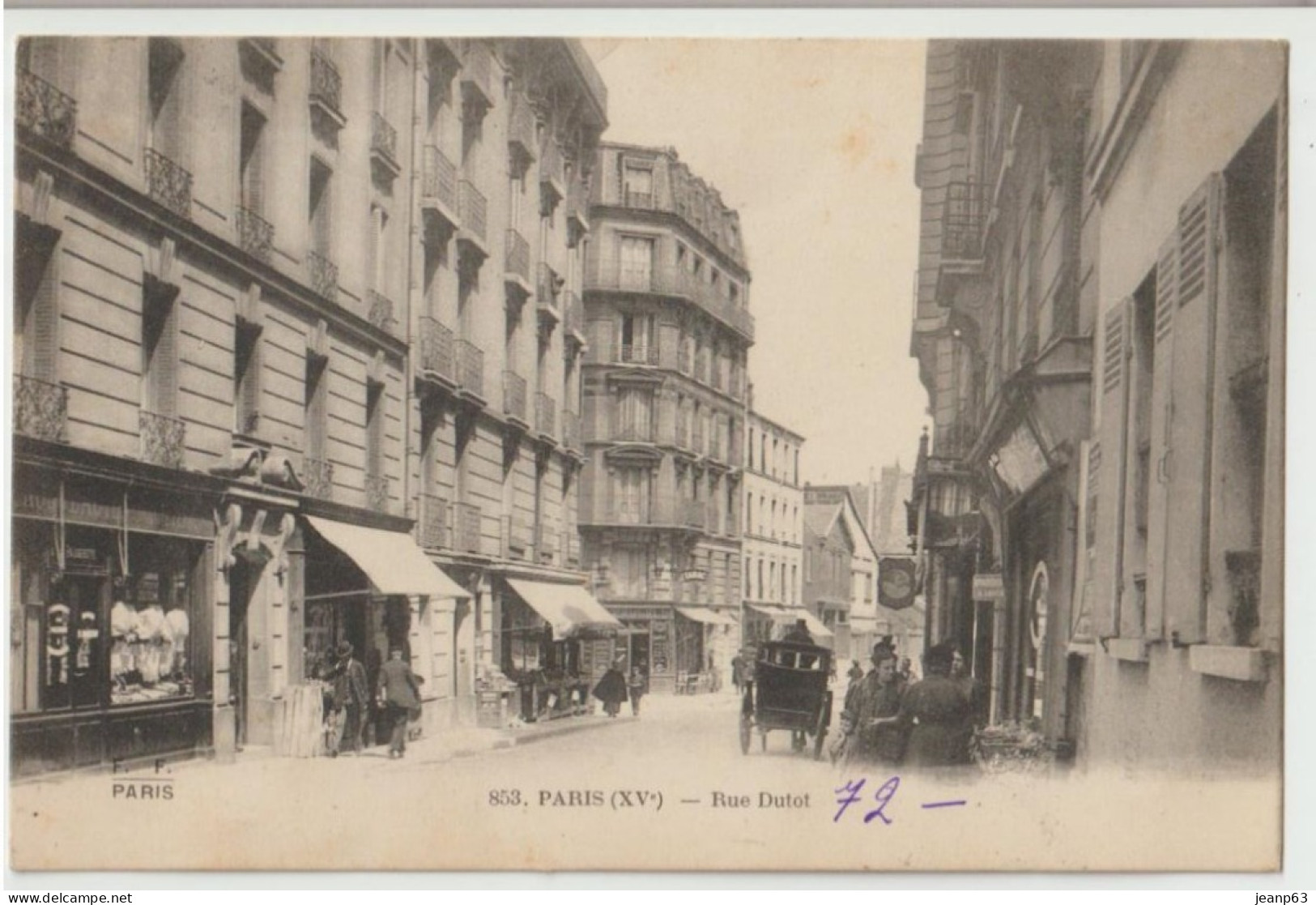 853. PARIS - Rue Dutot - Arrondissement: 15