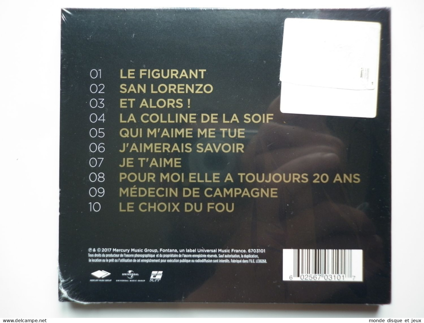 Michel Sardou Cd Album Digipack Le Choix Du Fou - Autres - Musique Française